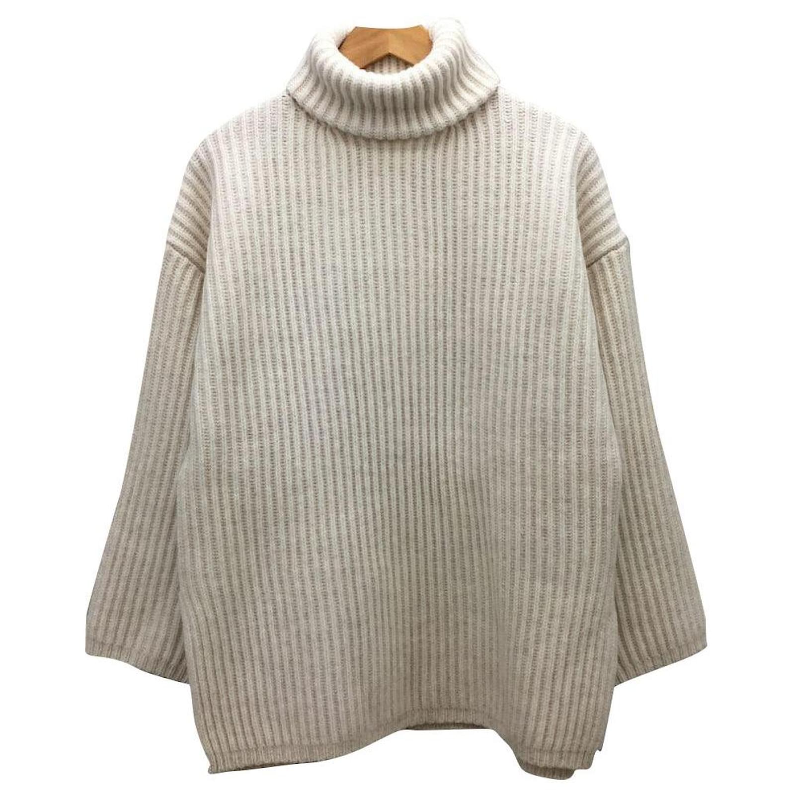 Used Acne Studios Acne 2018 AW Oversized Turtleneck Knit Sweater XXS Wool CRM Cream ref.440032 Joli Closet