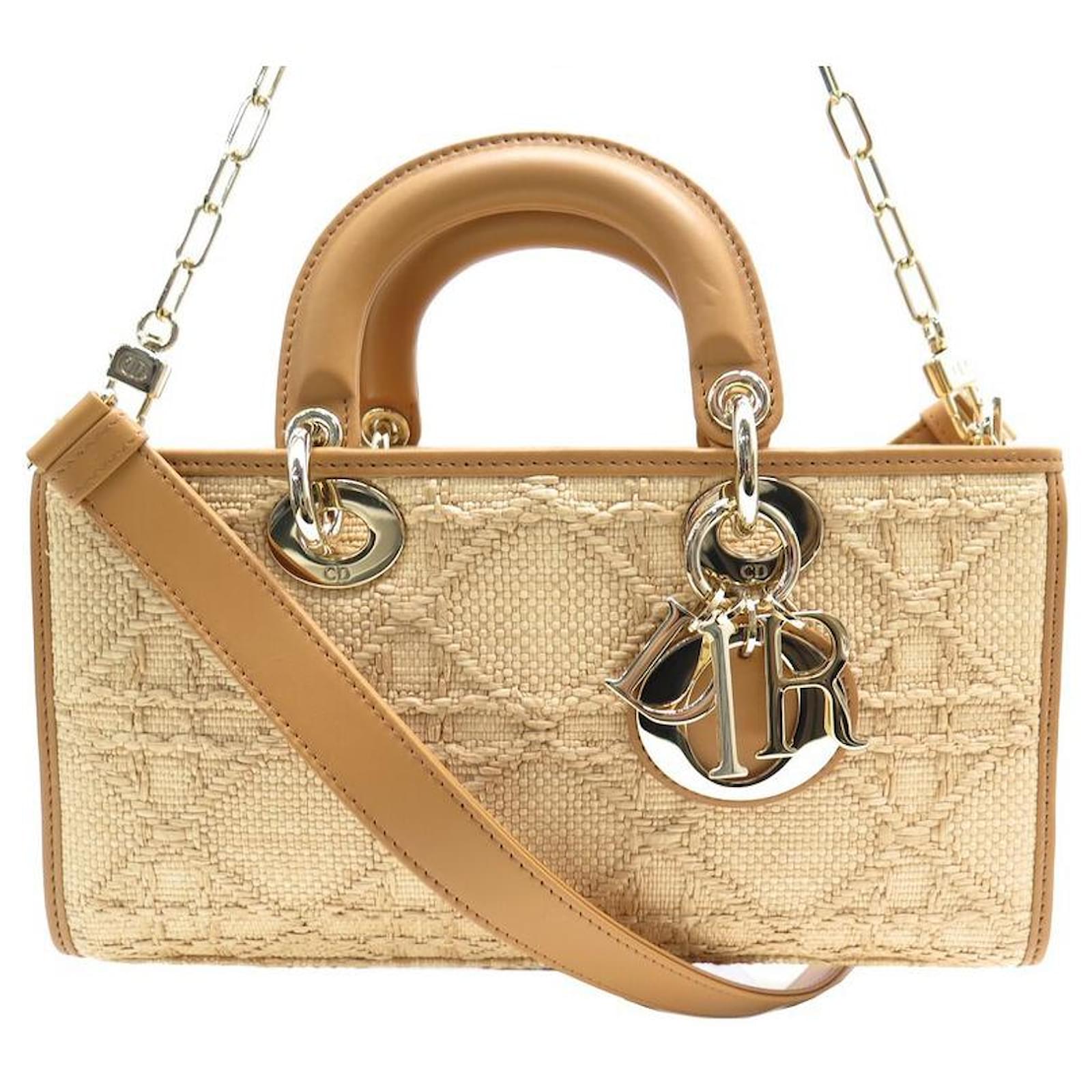Christian Dior Hangbag Lady D-Joy Premium with Original Box, Dust Bag and a  Stylish Scarf, White (J022) - KDB Deals