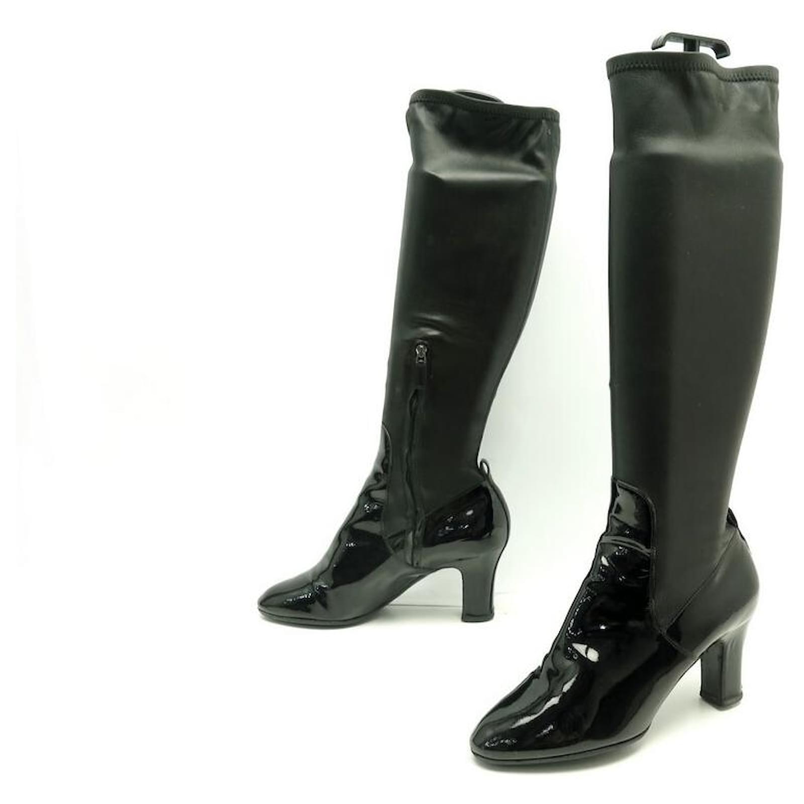 Louis Vuitton Knee-High boots(Black)