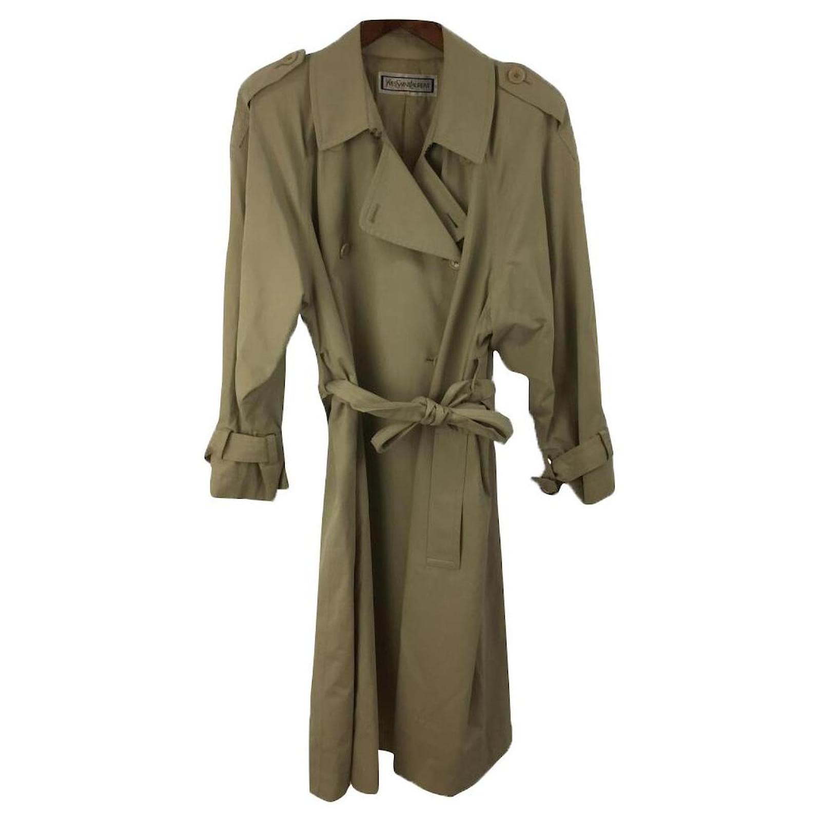 Yves Saint Laurent Gabardinas Beige Lana ref.441195 - Joli Closet