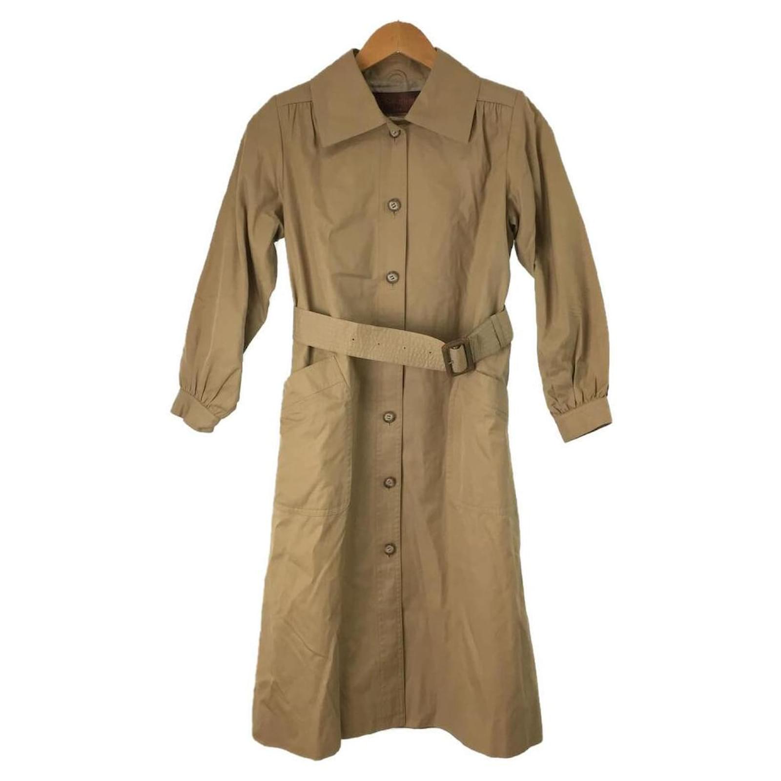Yves Saint Laurent Manteaux, V??tements d'ext?�rieur Coton Caramel ref.441213 - Joli Closet