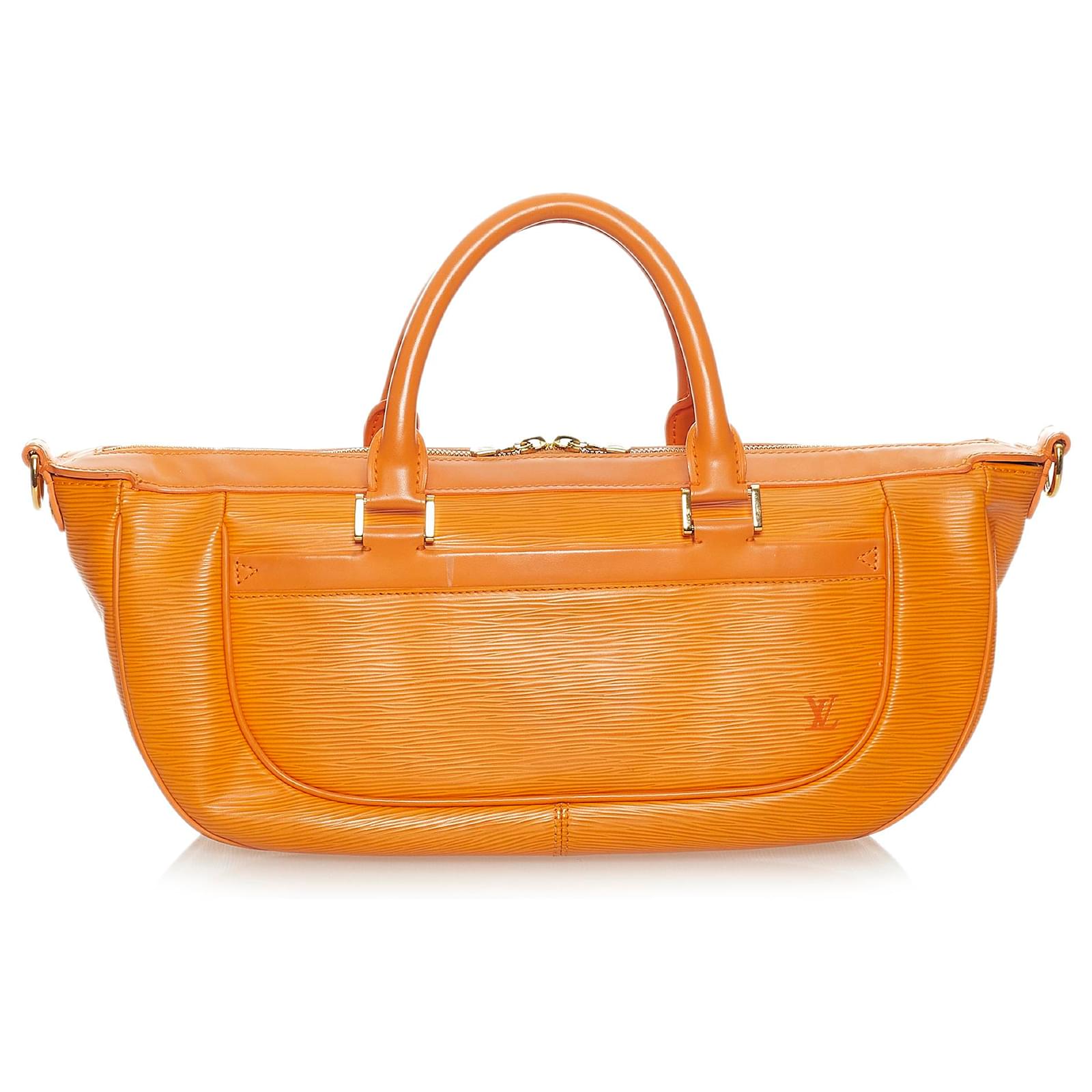 LOUIS VUITTON Dhanura Bag in Orange Epi Leather Shoulder 