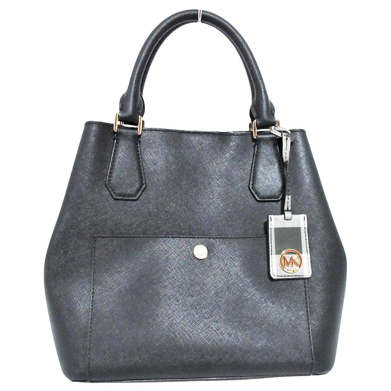 Michael Kors tote bag Black Leather  - Joli Closet