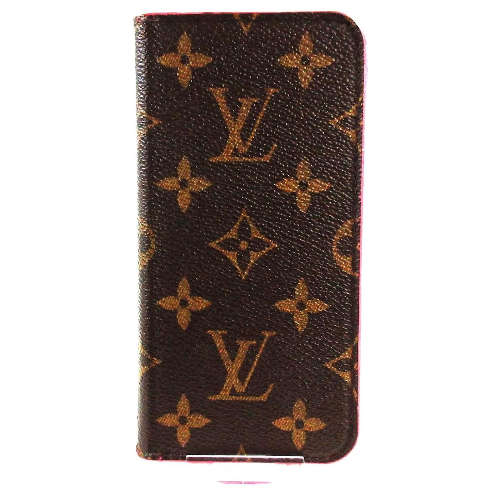 Capa iphone Louis Vuitton Marrom Lona ref.744942 - Joli Closet
