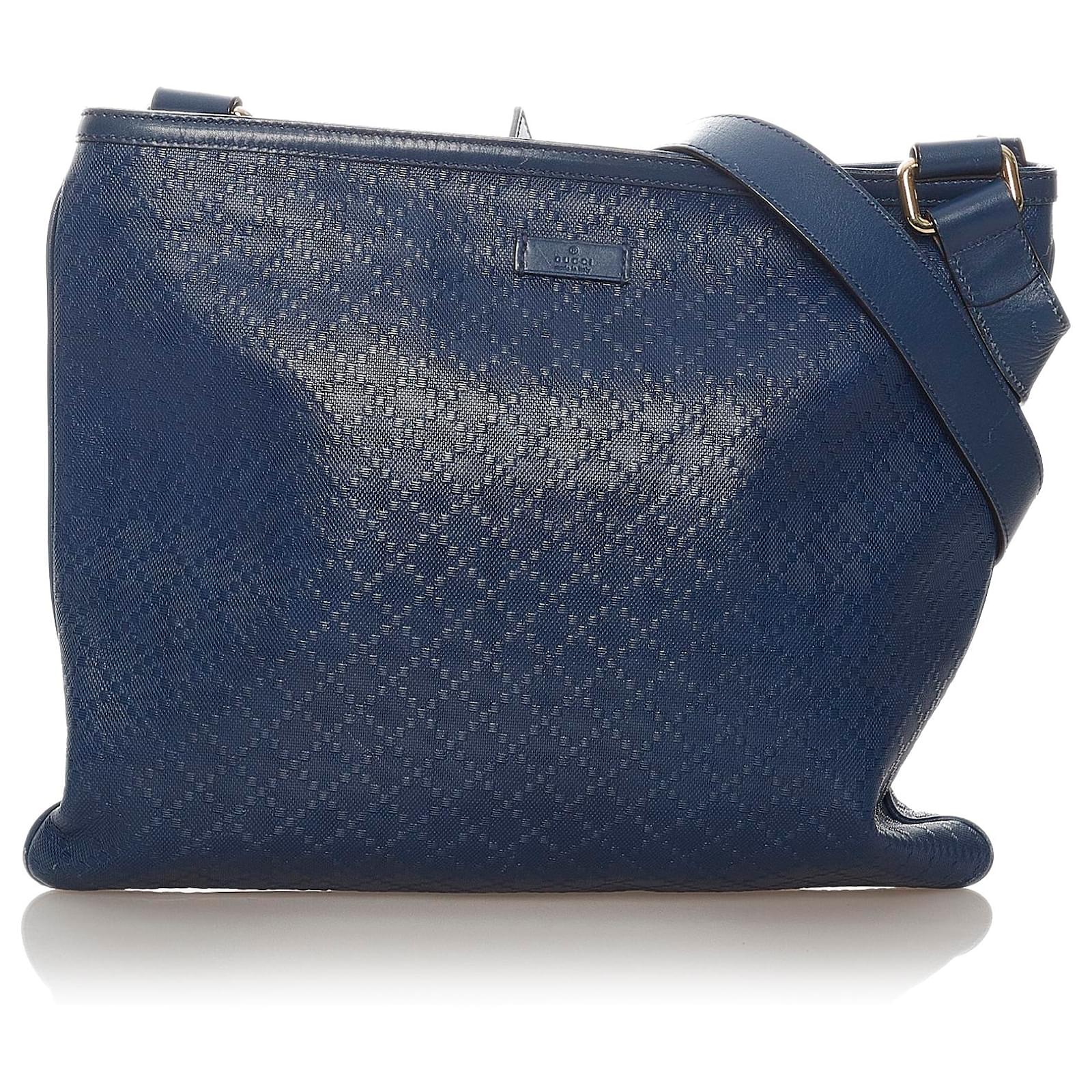 gucci blue crossbody bolsa