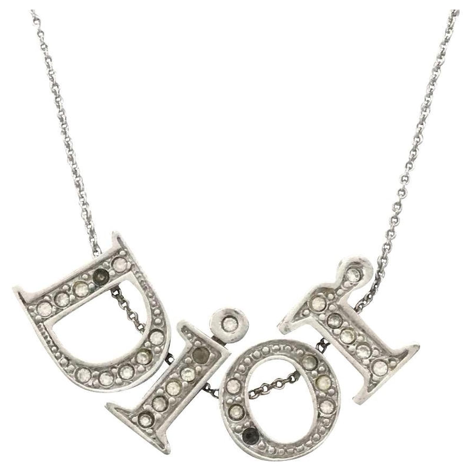 Buy Uniqon JAR0132 Trending Valentine's Day Special Metal Stainless Steel  Dior Name Letter Romantic Love Couple Locket Pendant Necklace With Chain  For Women's And Girl's Gift Set at Amazon.in
