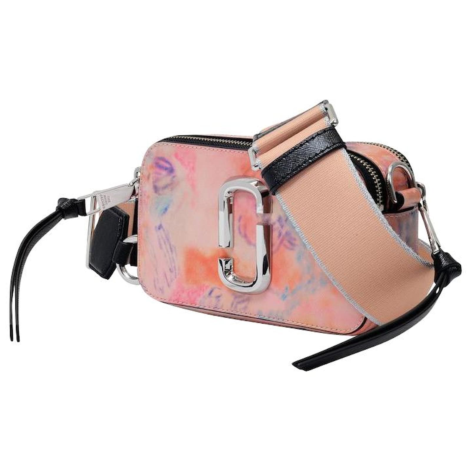 Marc jacobs snapshot bag pink strap hot sale