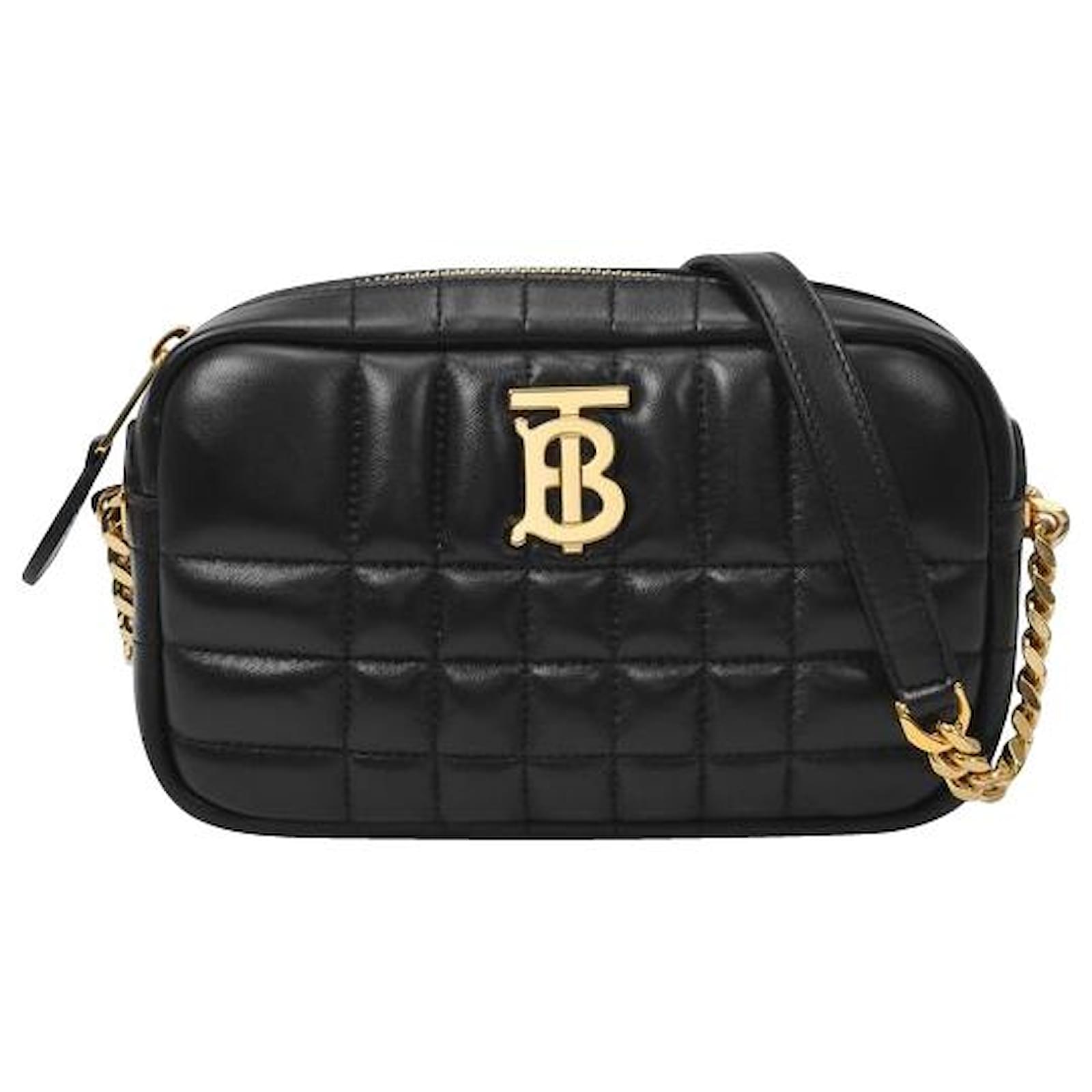 Burberry Mini Lola Camera Bag in Black leather ref.443678 - Joli Closet
