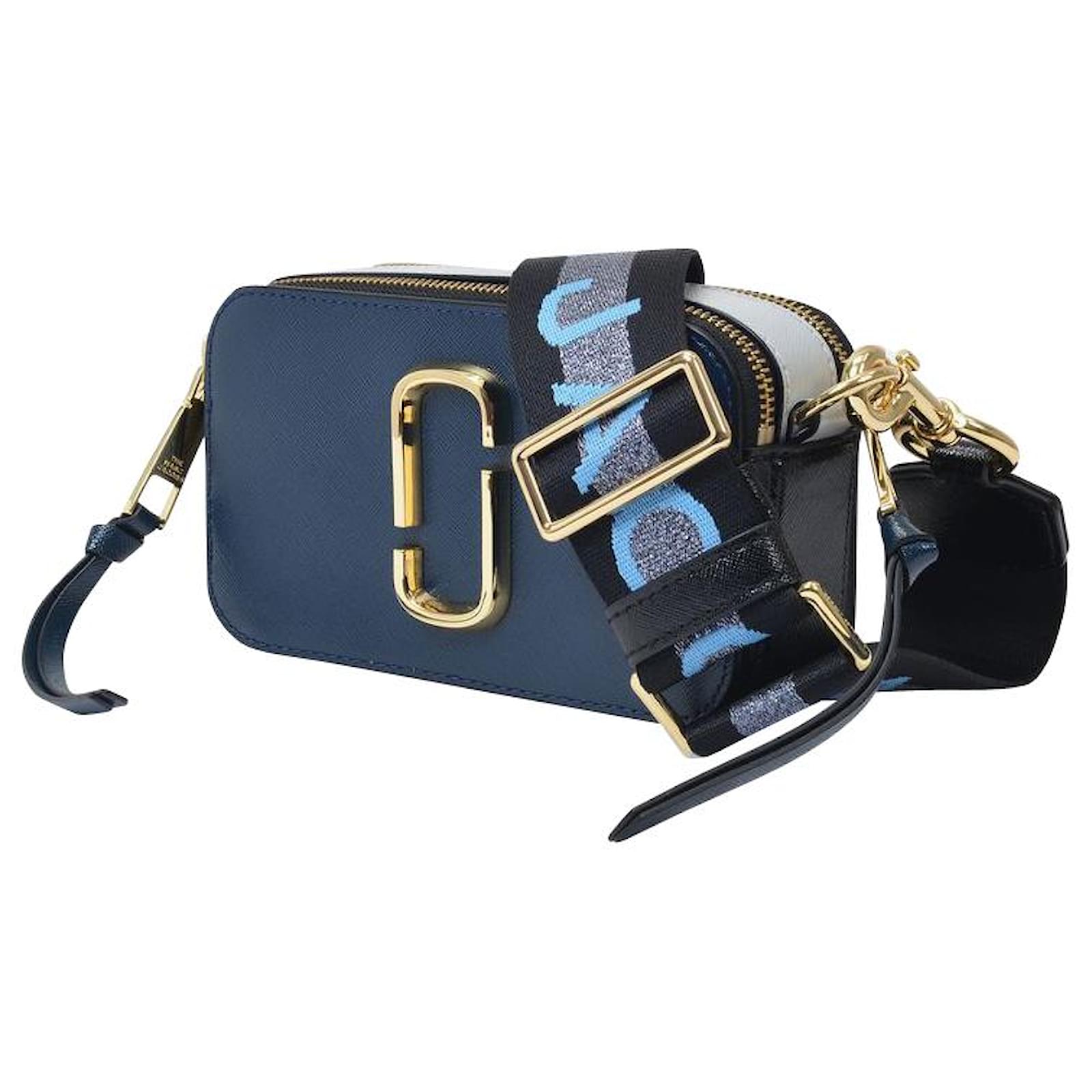 Marc Jacobs Snapshot Bag in Blue Leather ref.443724 - Joli Closet