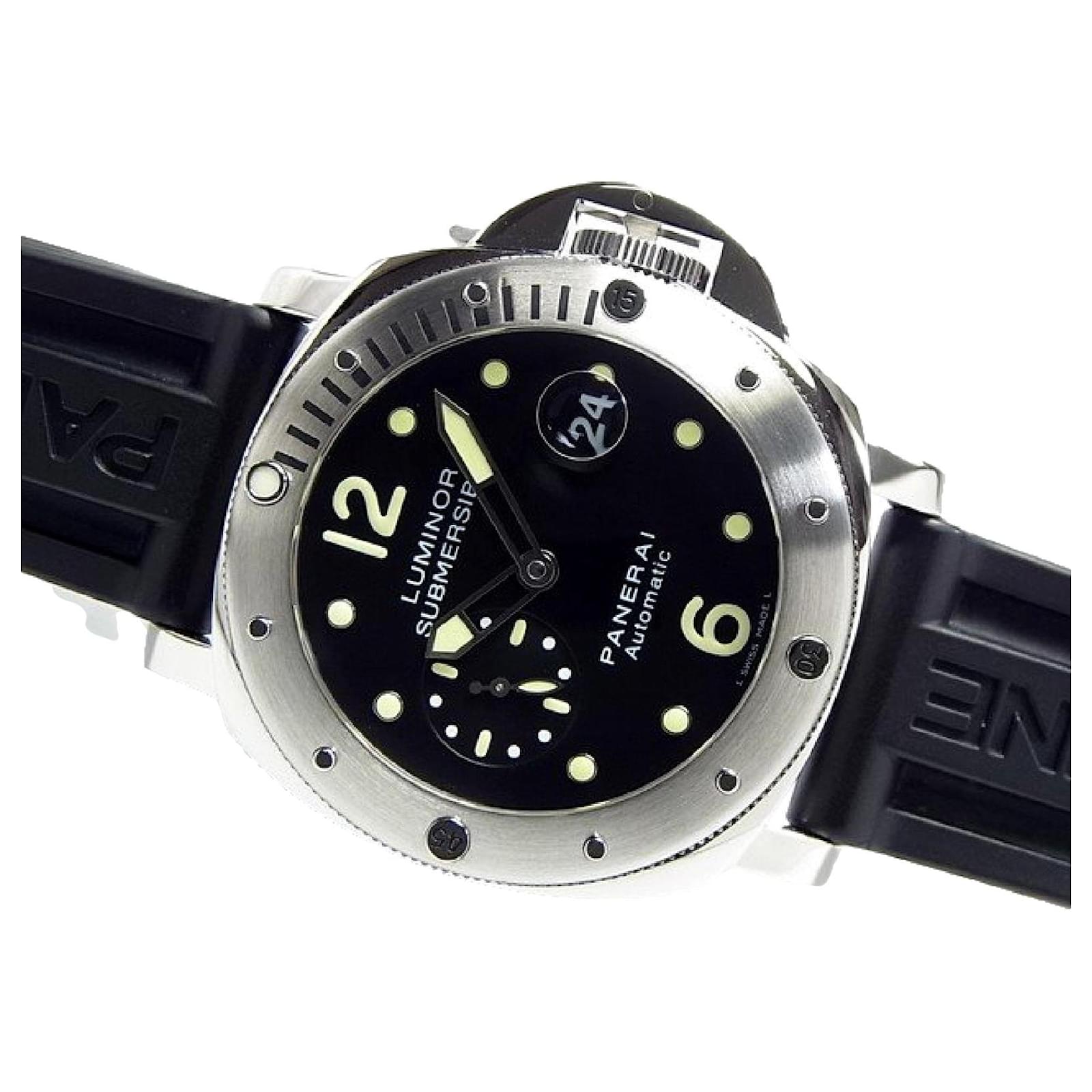 PANERAI Luminor Submersible 44 MM PAM00024 Mens Black Steel ref