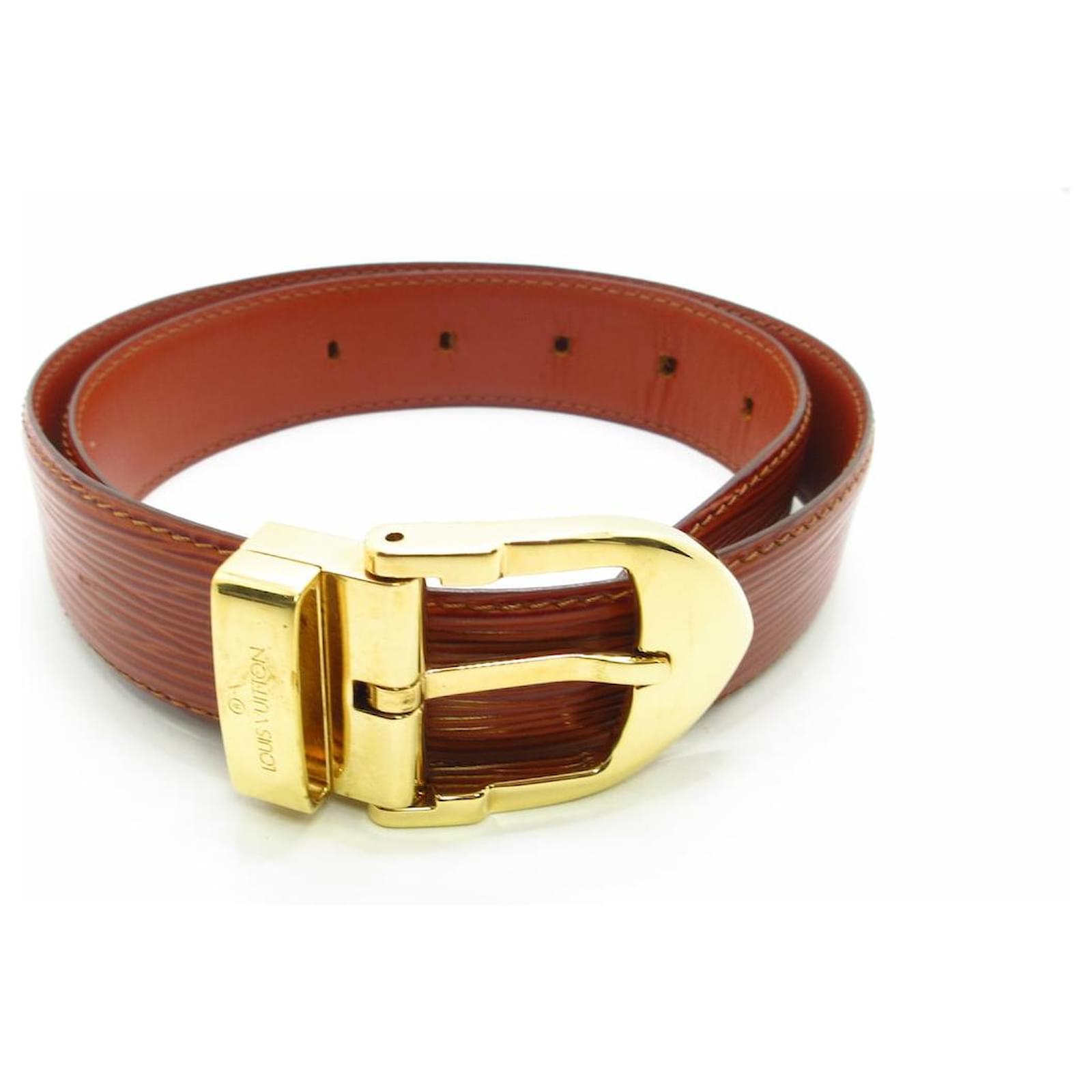Louis Vuitton Belt Brown Leather ref.444266 Joli Closet