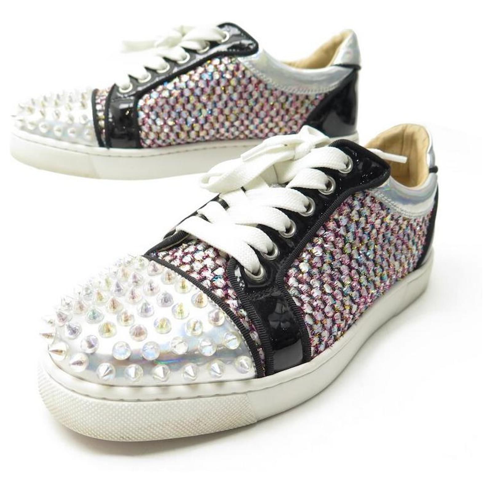 SHOES CHRISTIAN LOUBOUTIN SNEAKERS VIEIRA SPIKES ORLATO 36 LEATHER SHOES  Multiple colors ref.444566 - Joli Closet