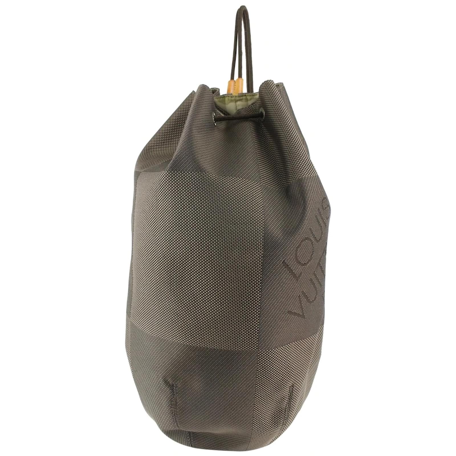 Louis Vuitton Damier Geant Matelot PM Terre Drawstring Hobo Sling Backpack  Leather ref.445323 - Joli Closet