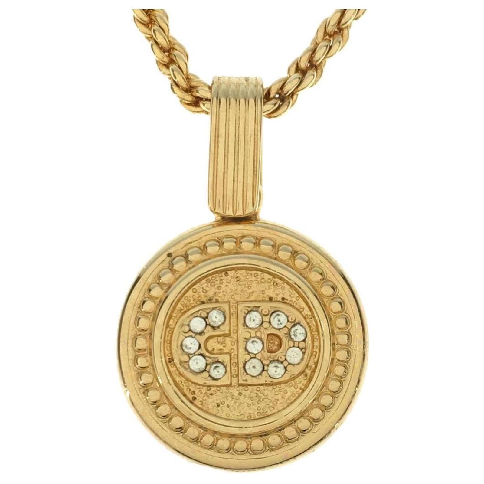 Christian Dior Necklaces Gold hardware Gold ref.445472 Joli Closet