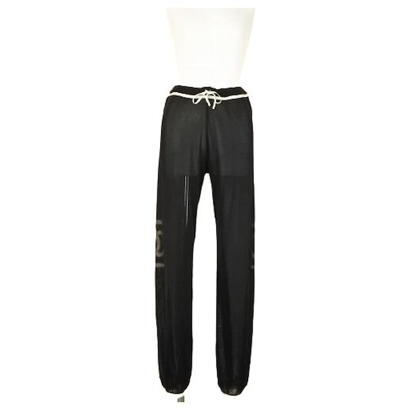 chanel logo pants