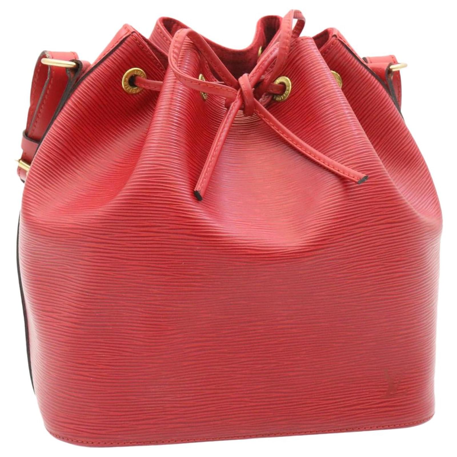 Noe Louis Vuitton Petit Noé Red Leather ref.445691 - Joli Closet