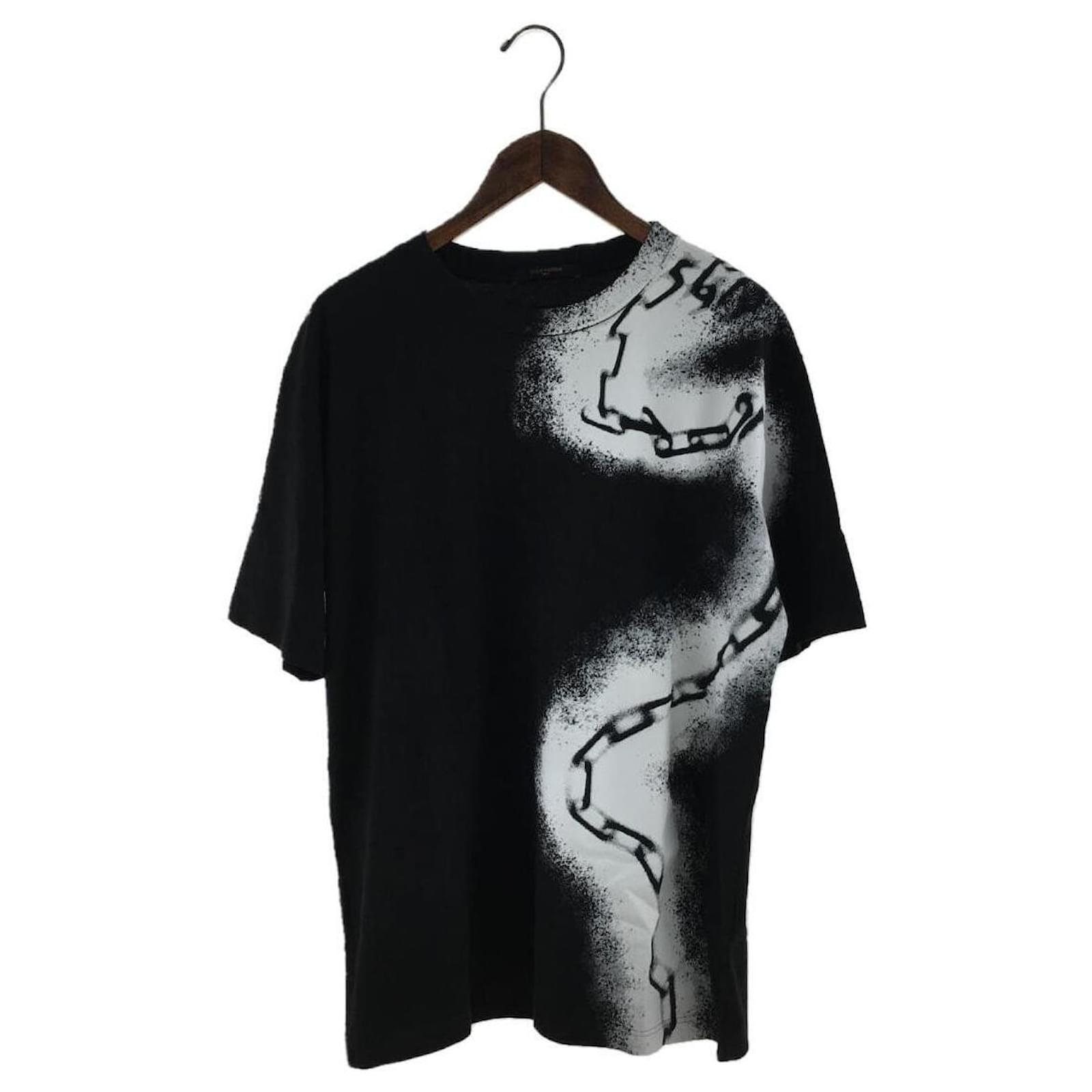 T-shirt LOUIS VUITTON / XL / Cotone / Nero / RM201M NPG HIY17Con t-shirt  stampata con catena a spruzzo ref.446208 - Joli Closet