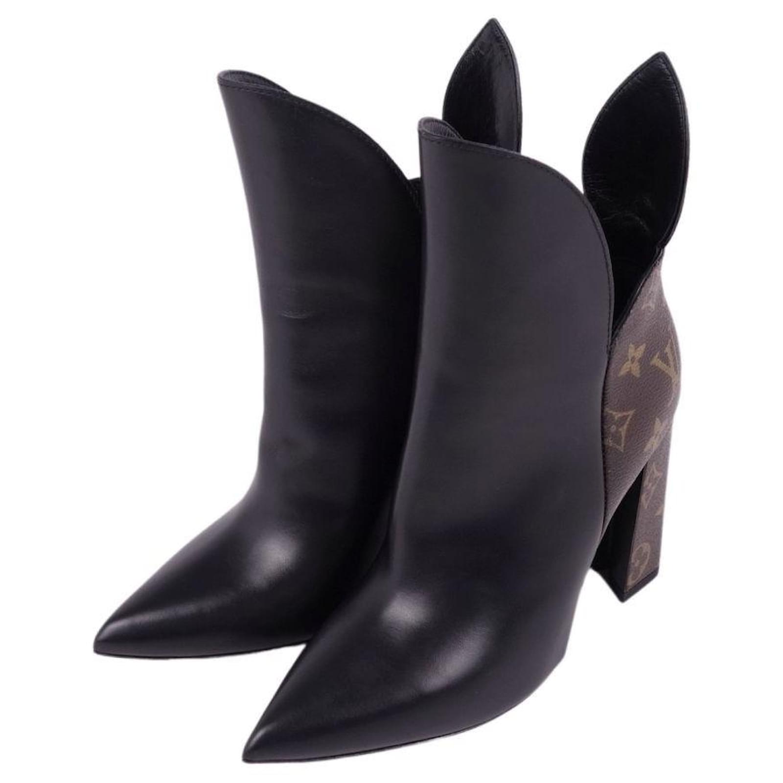 LOUIS VUITTON Botas Rodeo Queen Botas bajas Monogram piel de