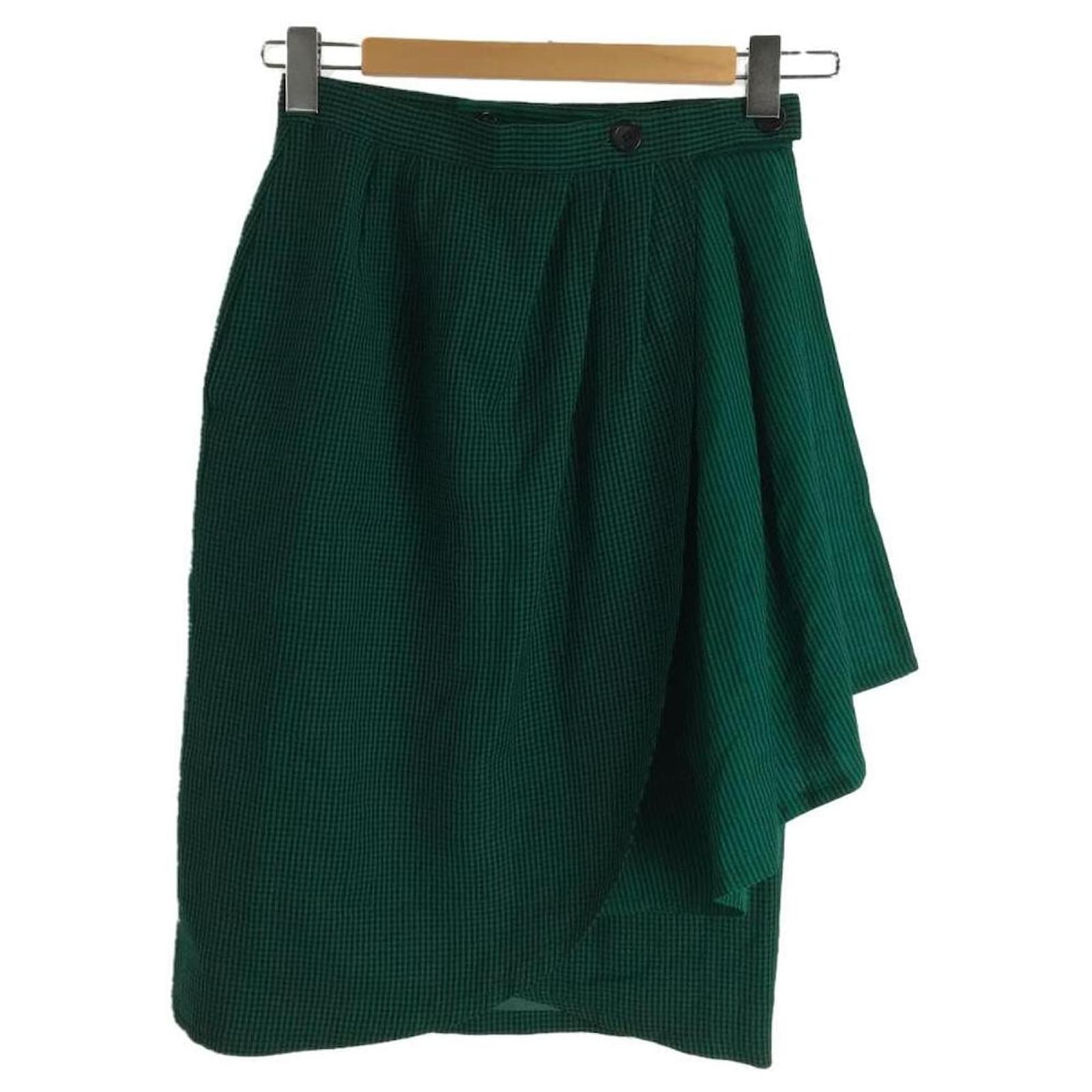 dior green skirt