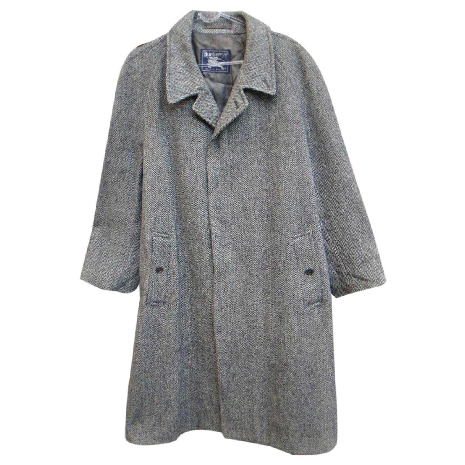 Burberry best sale herringbone coat