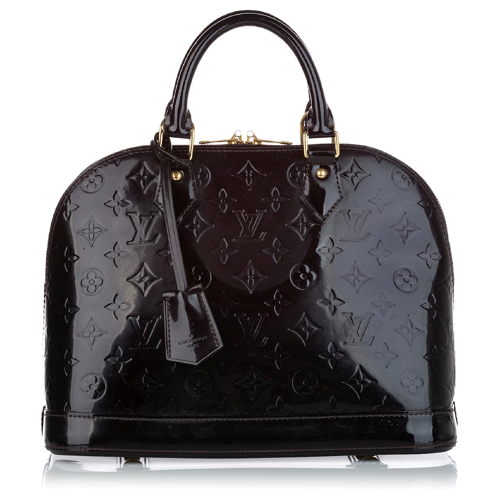 Louis Vuitton Black Vernis Alma PM Leather Patent leather ref.447102 - Joli  Closet