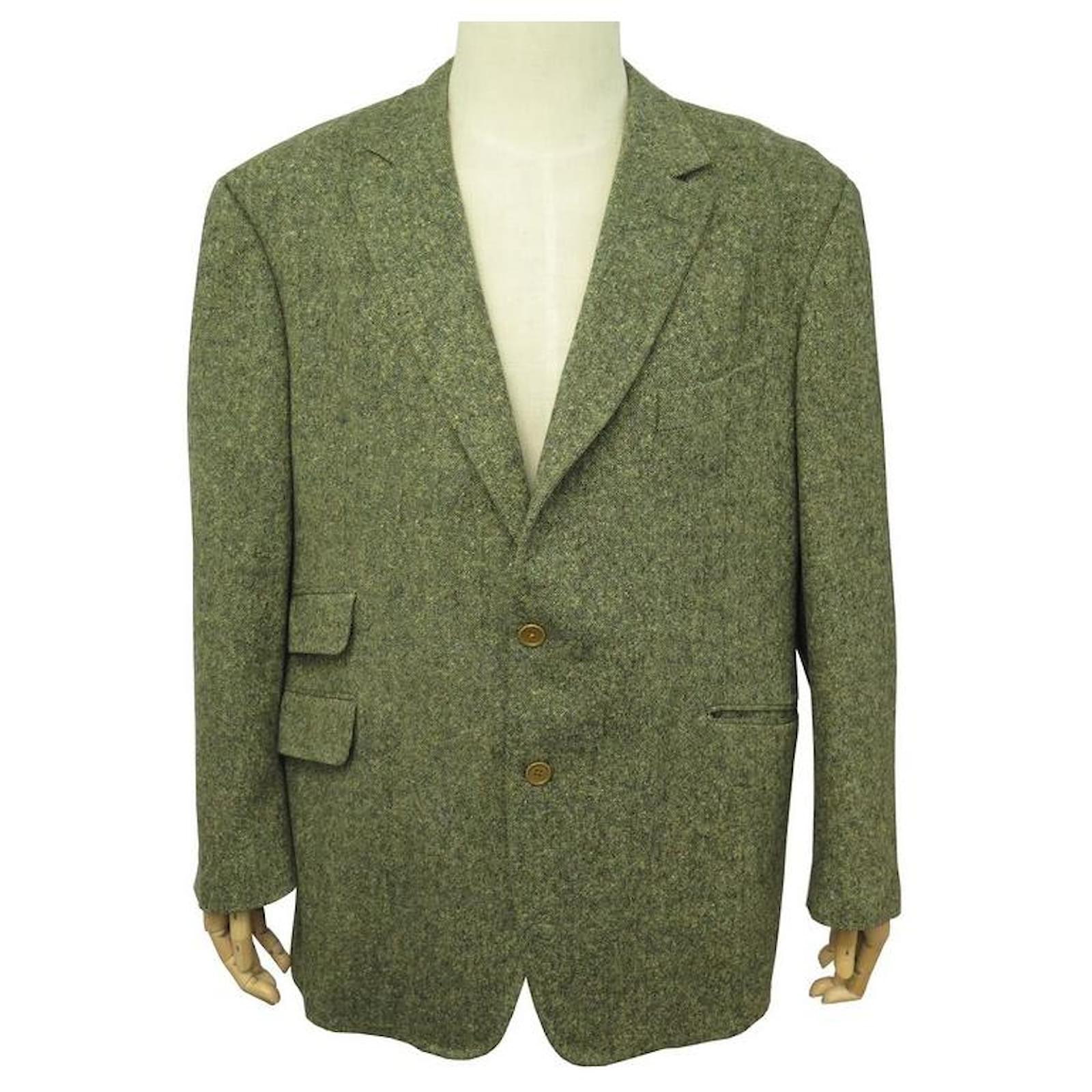 ARNYS PARIS G ARNY SUIT JACKET70 l 56 MEN GREEN WOOL GREEN WOOL JACKET  ref.447777 - Joli Closet