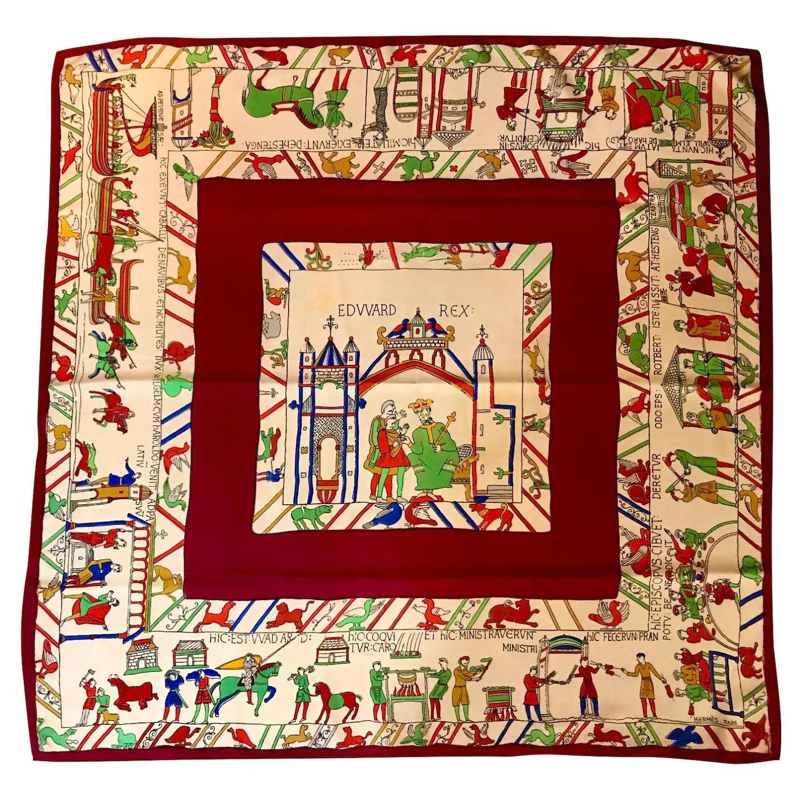 Hermès EDWARD REX or The BAYEUX TAPESTRY (vintage and rare) Multiple ...