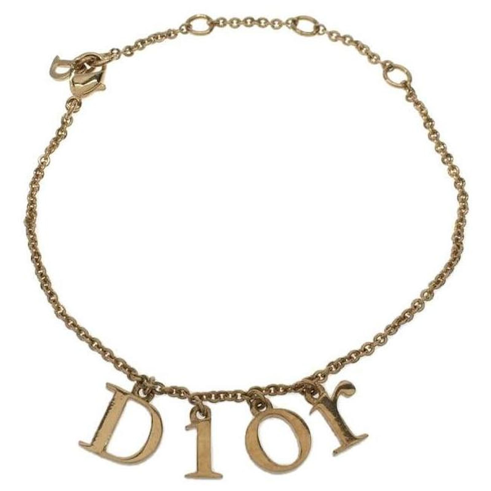 Christian Dior Bracelets Golden Goldplated ref.448463 Joli Closet