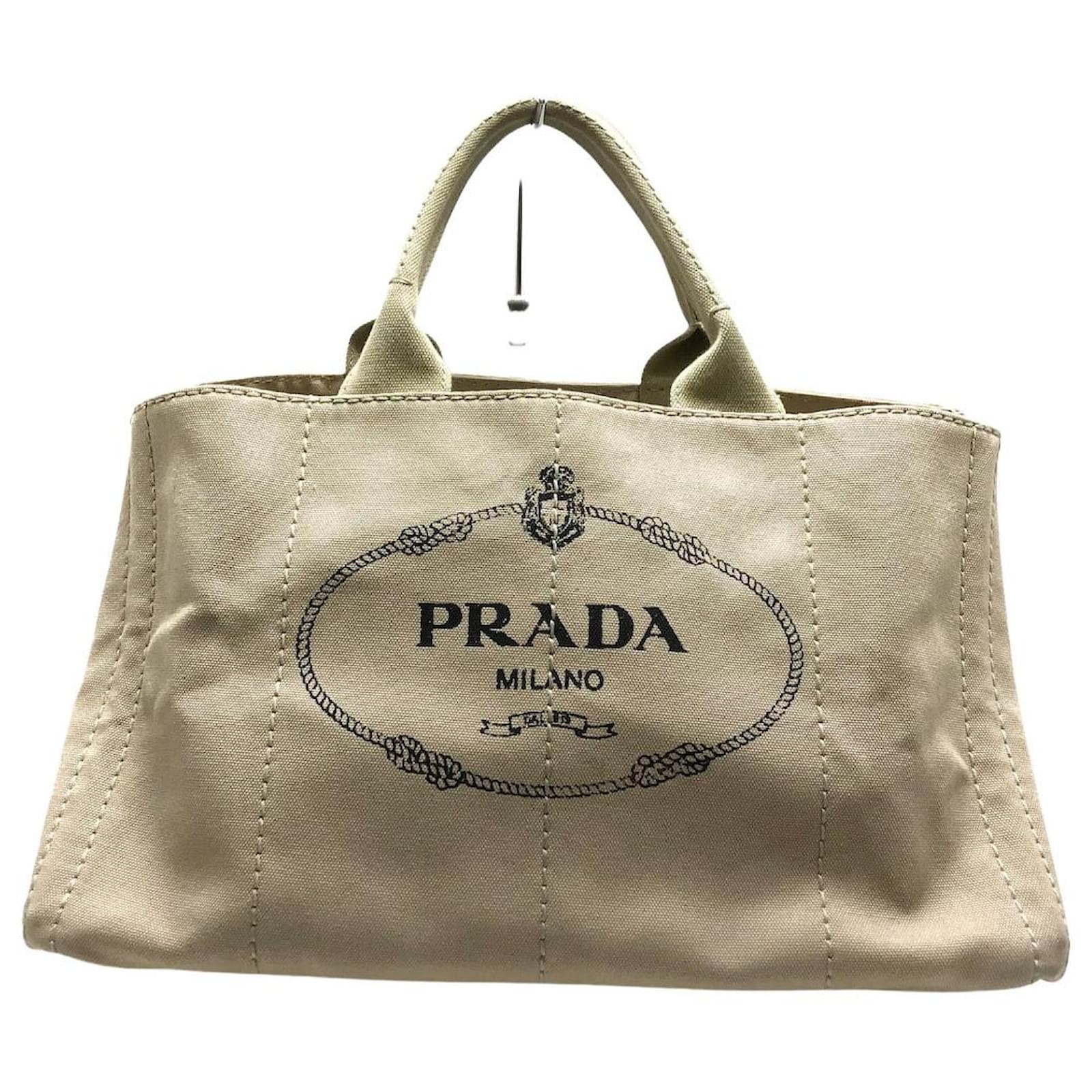 Prada Canapa Beige Cloth ref.448516 - Joli Closet