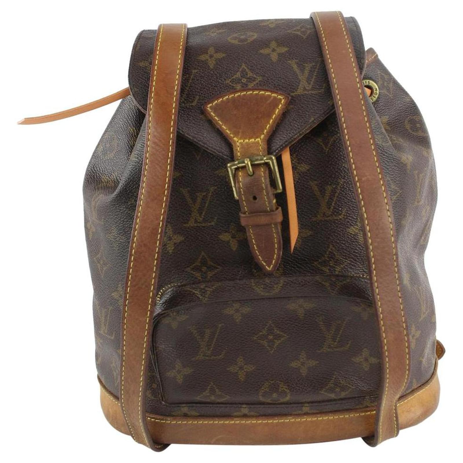 Louis Vuitton Monogram Montsouris MM Backpack Leather ref.449035 - Joli  Closet