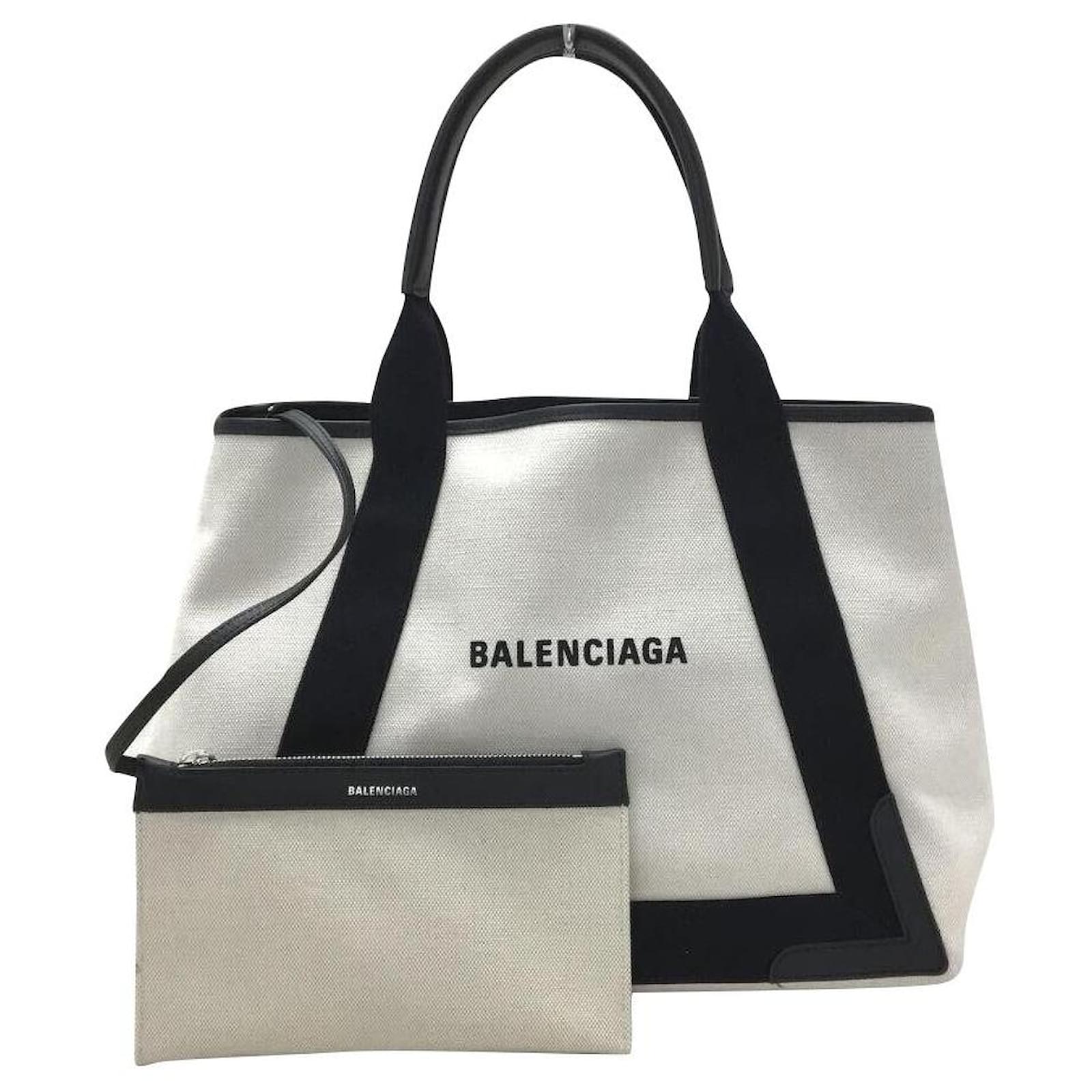 balenciaga tote white