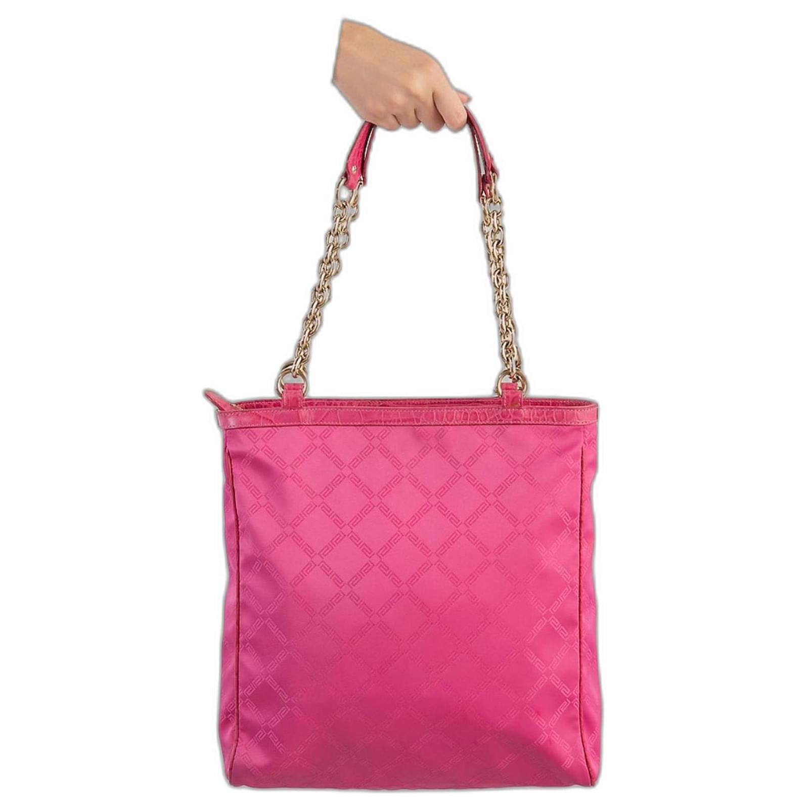 versace hot pink bag