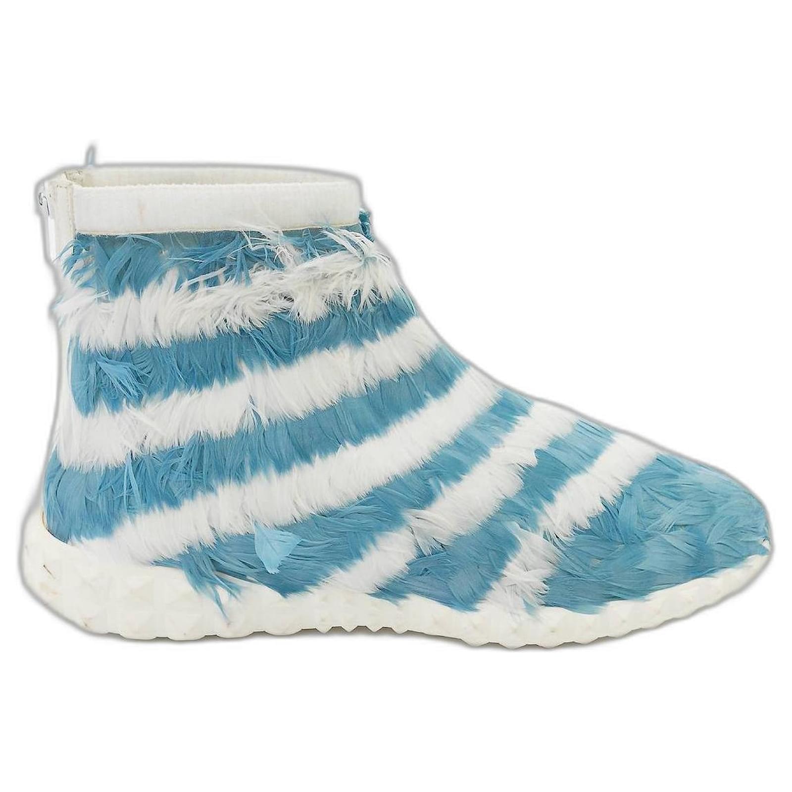 valentino sneakers blue and white