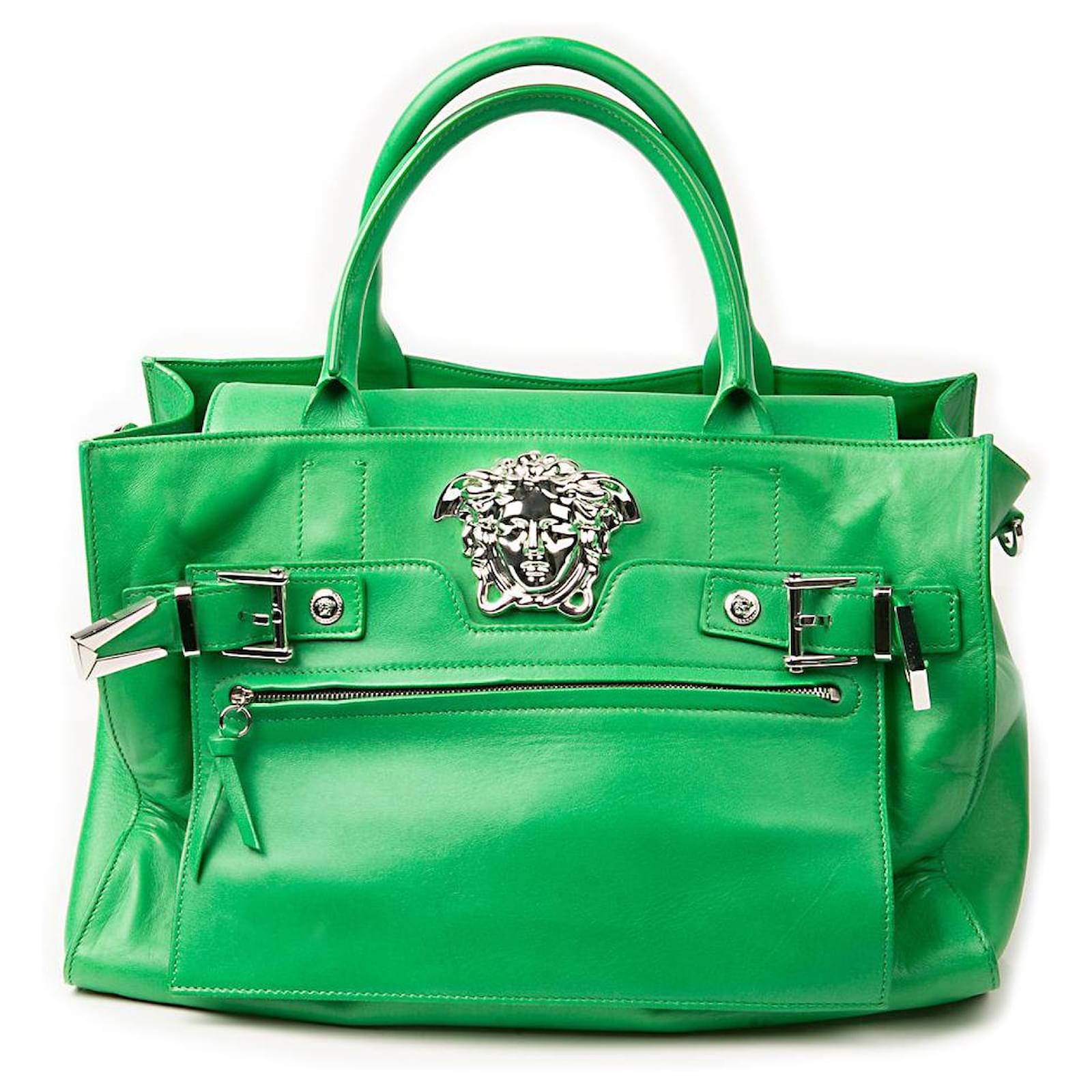 Green Versace Bag Leather ref.453546 - Joli Closet