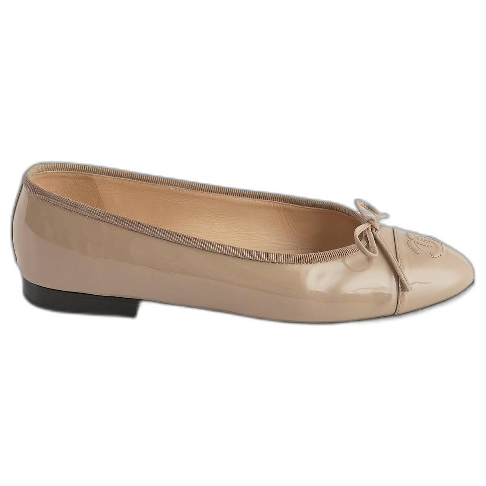 Shop CHANEL 2023-24FW Ballet flats (G45047 X01000 NO855) by