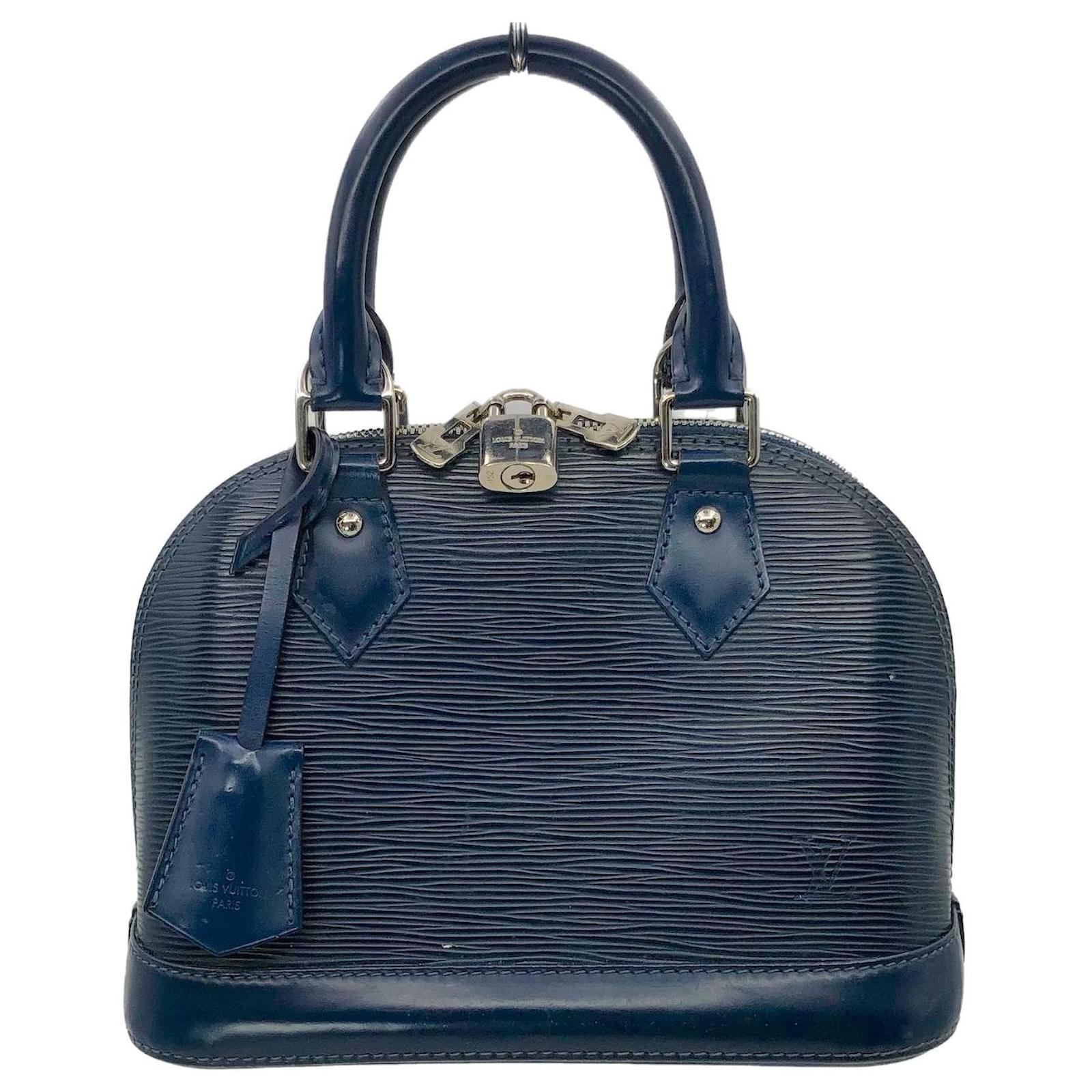 Louis Vuitton Alma BB mini bag in indigo epi leather Blue ref
