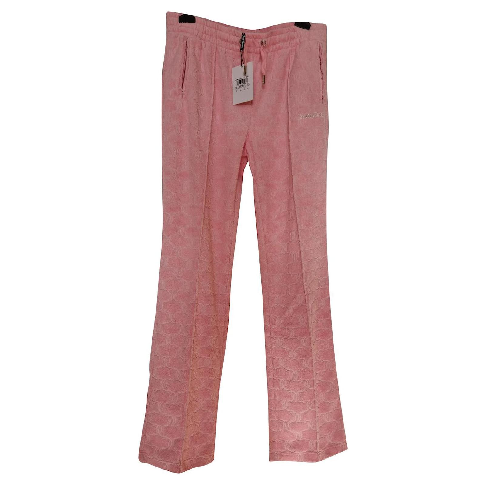 JUICY COUTURE pink velvet sweatpants ref.454895 - Joli Closet