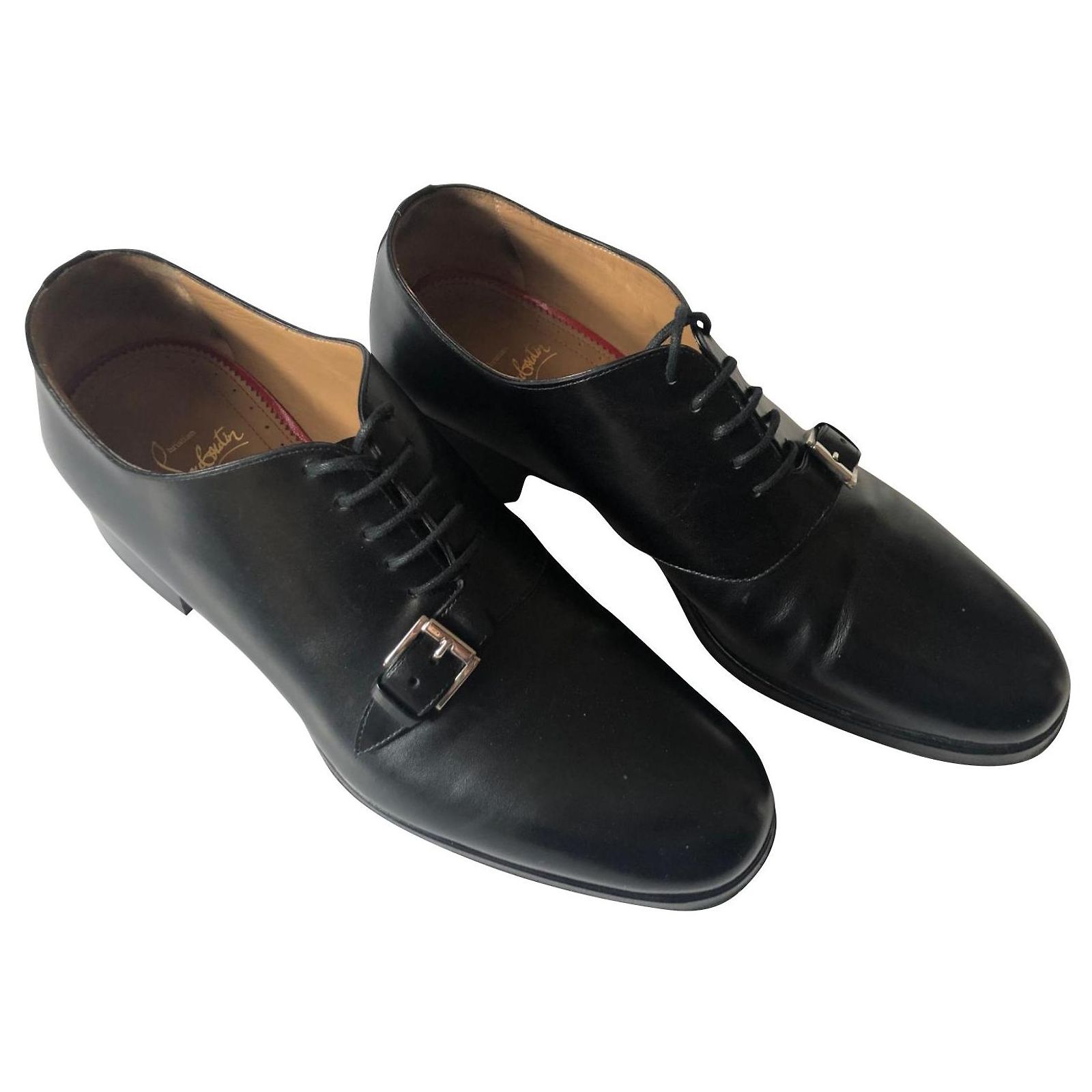 Men’s Christian louboutin lace up oxfords black leather and suede size 41 1/2 Buy Christian Louboutin Men main image 2