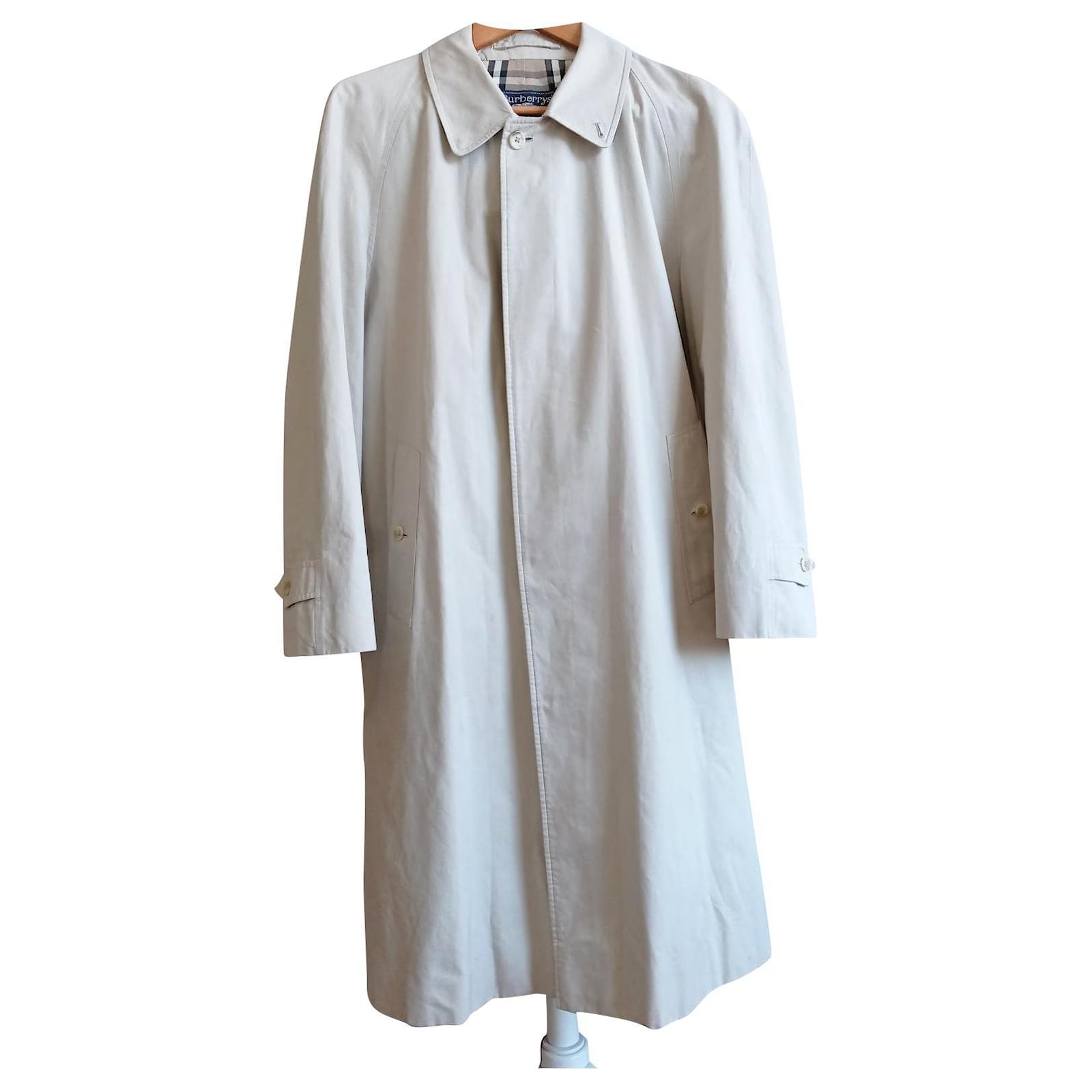 Vintage trench coat by Burberry Beige Cotton ref.455496 - Joli Closet