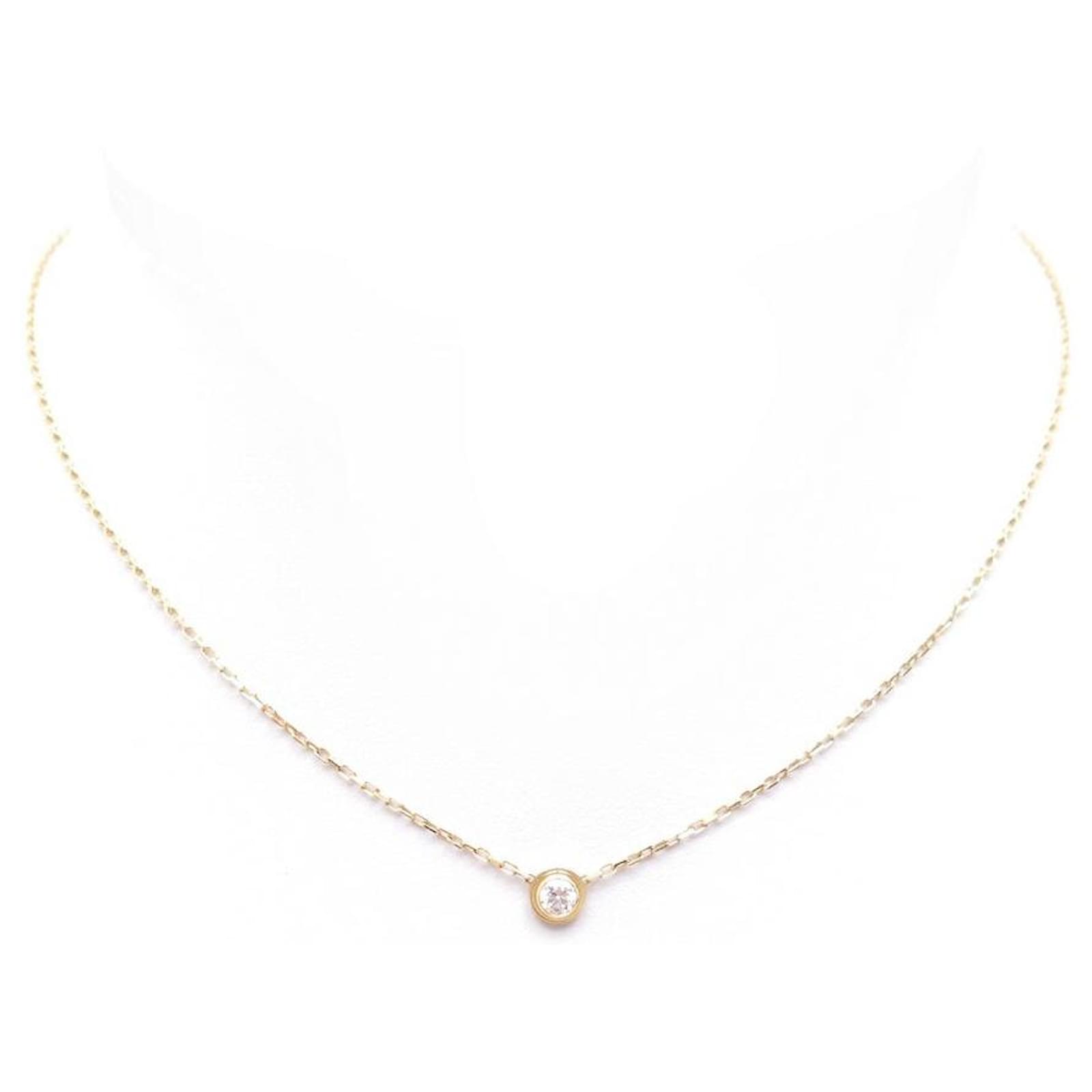 Cartier D'amour Necklace Large Model Pink Gold – THE PURSE AFFAIR