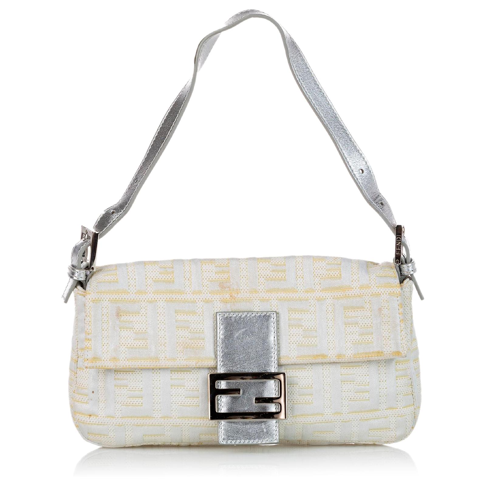 FENDI-Zucca-Canvas-Leather-Mamma-Baguette-Shoulder-Bag-8BR600