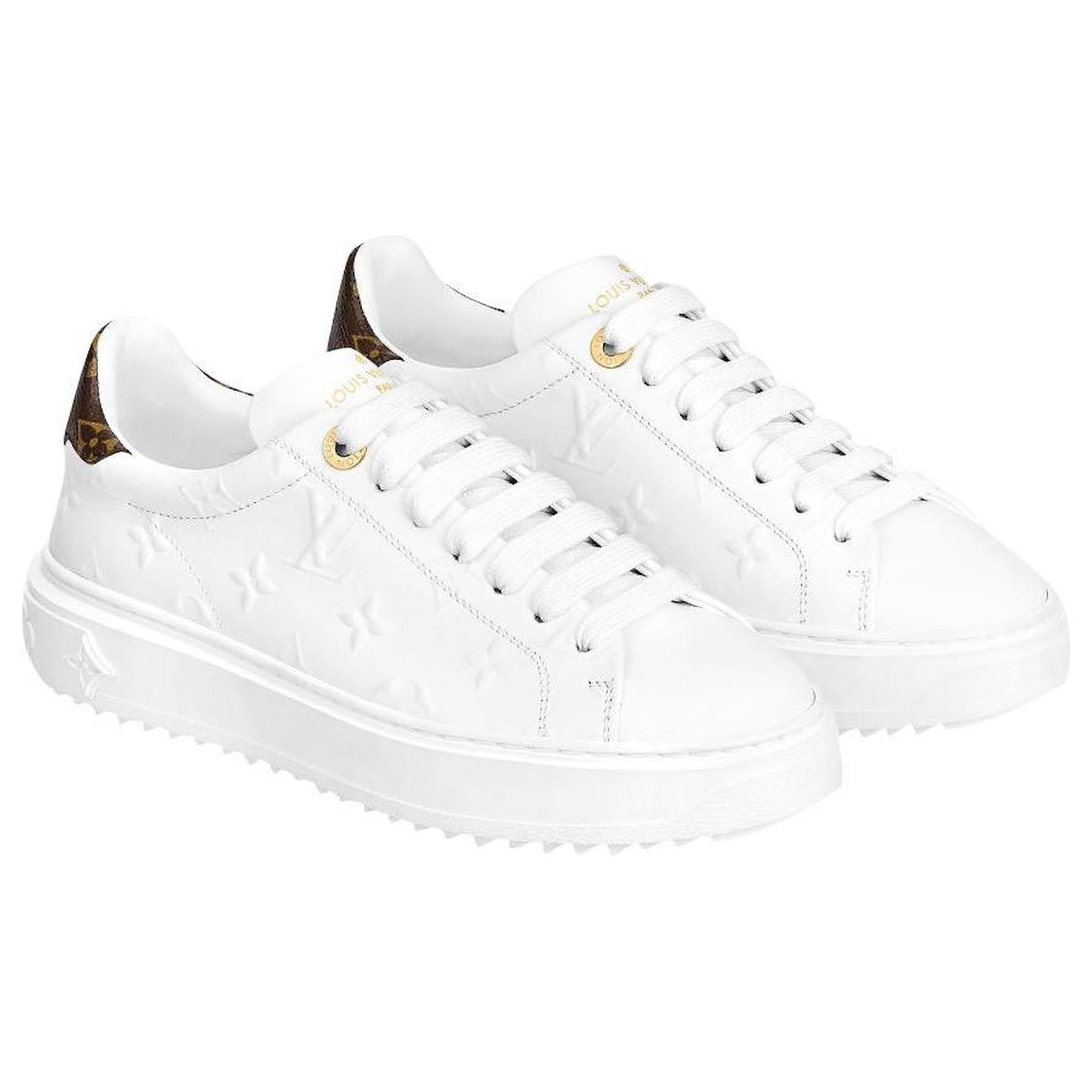 Louis Vuitton Trainer Sneakers (White) – Luxxe