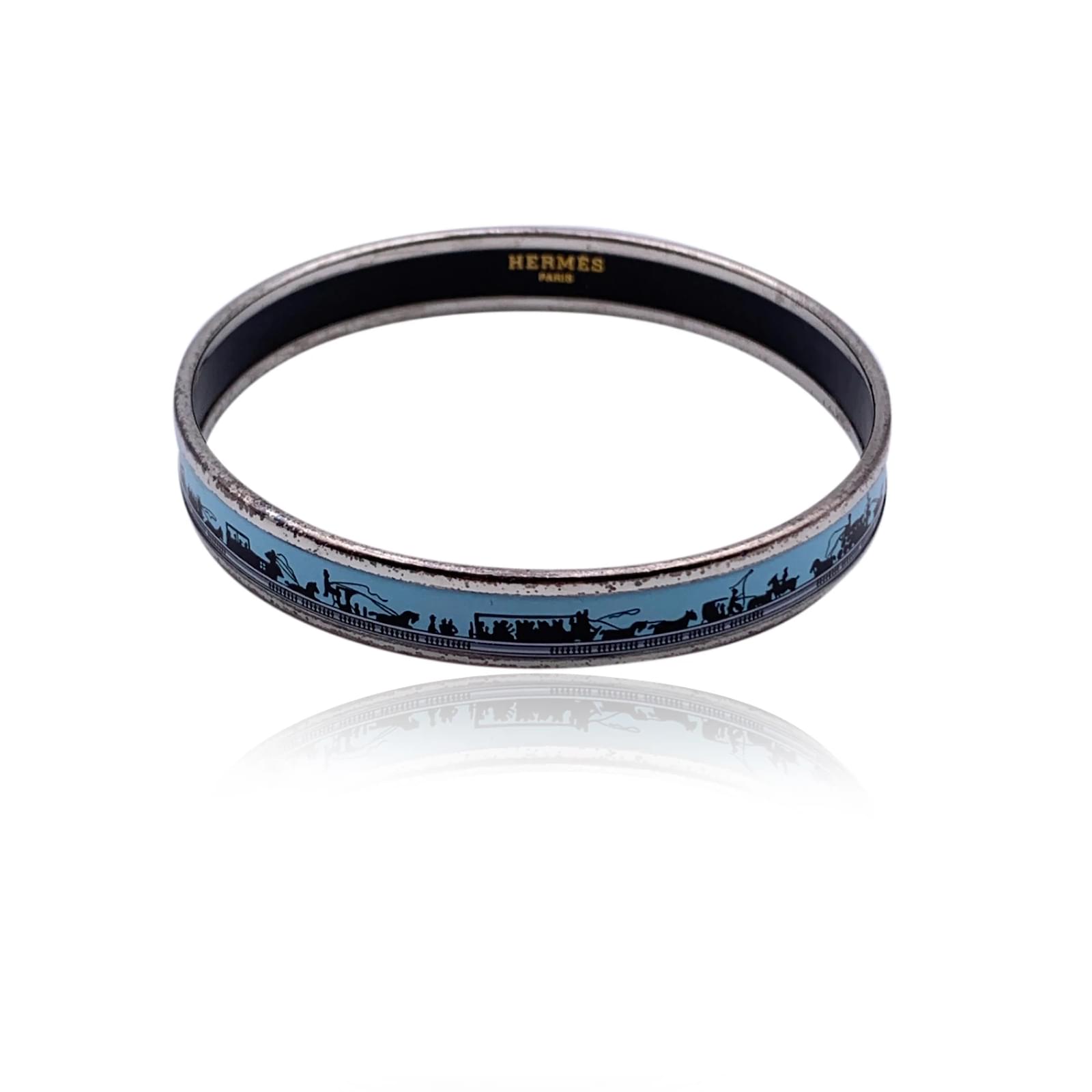 Bracelet Jonc Hermes Bague Cheval Hermès Bracelet Cheval En Plaqué