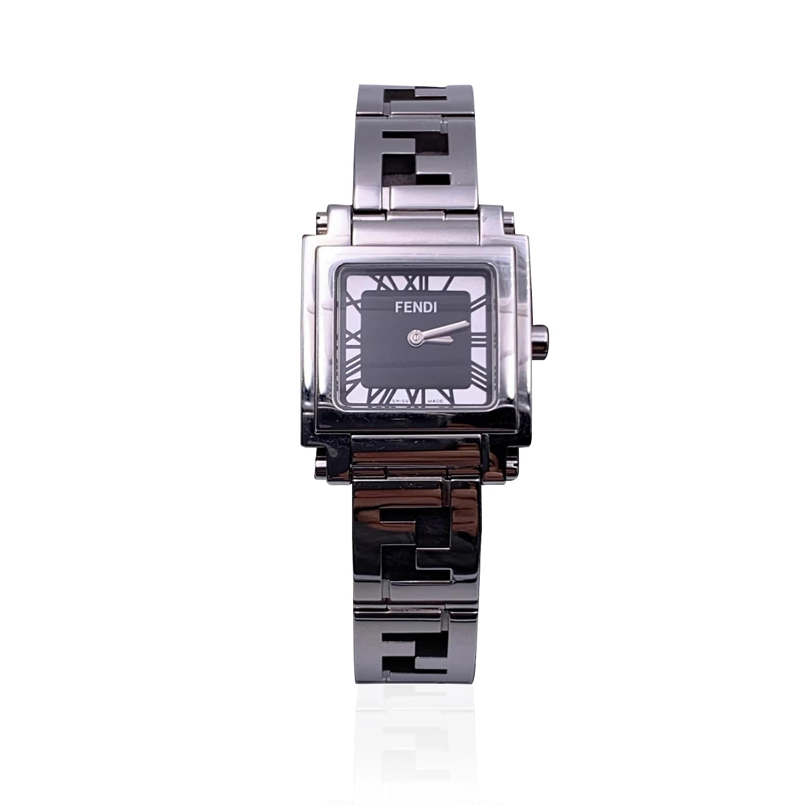 【お値下げ】FENDI フェンディ 6000L SAPPHIRE CRYSTAL オロロジQZ腕時計6000L シルバー ヴィンテージ|フェンディ FENDI