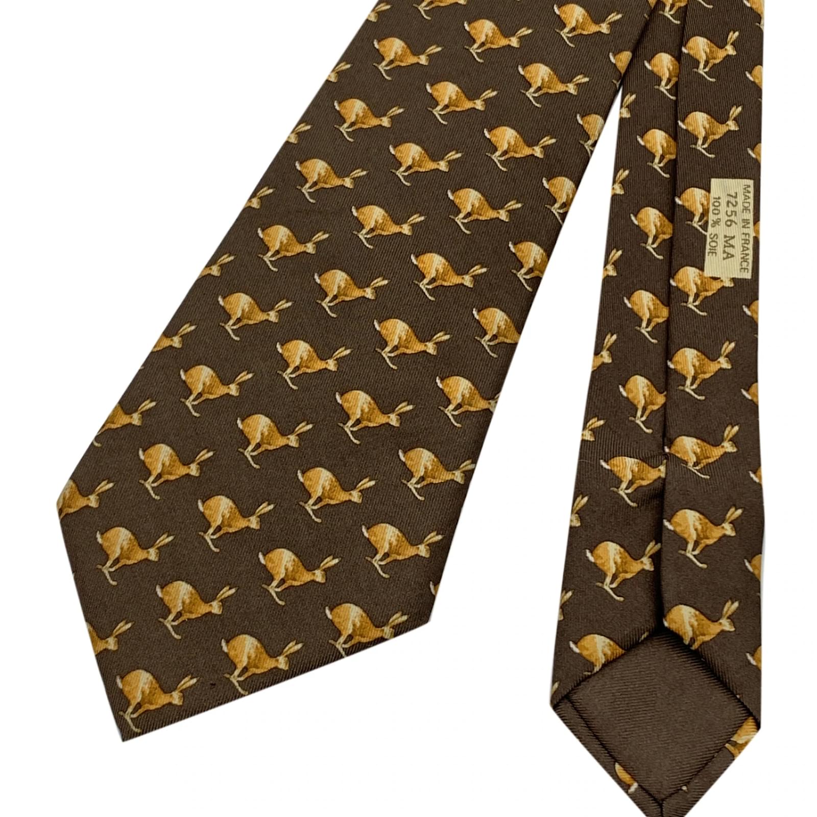 hermes rabbit tie