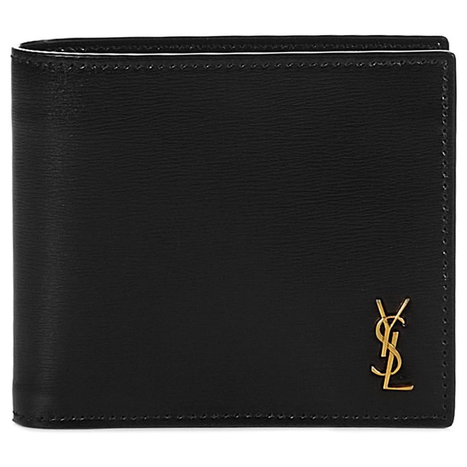 saint laurent new wallet Black Leather ref.457988 - Joli Closet