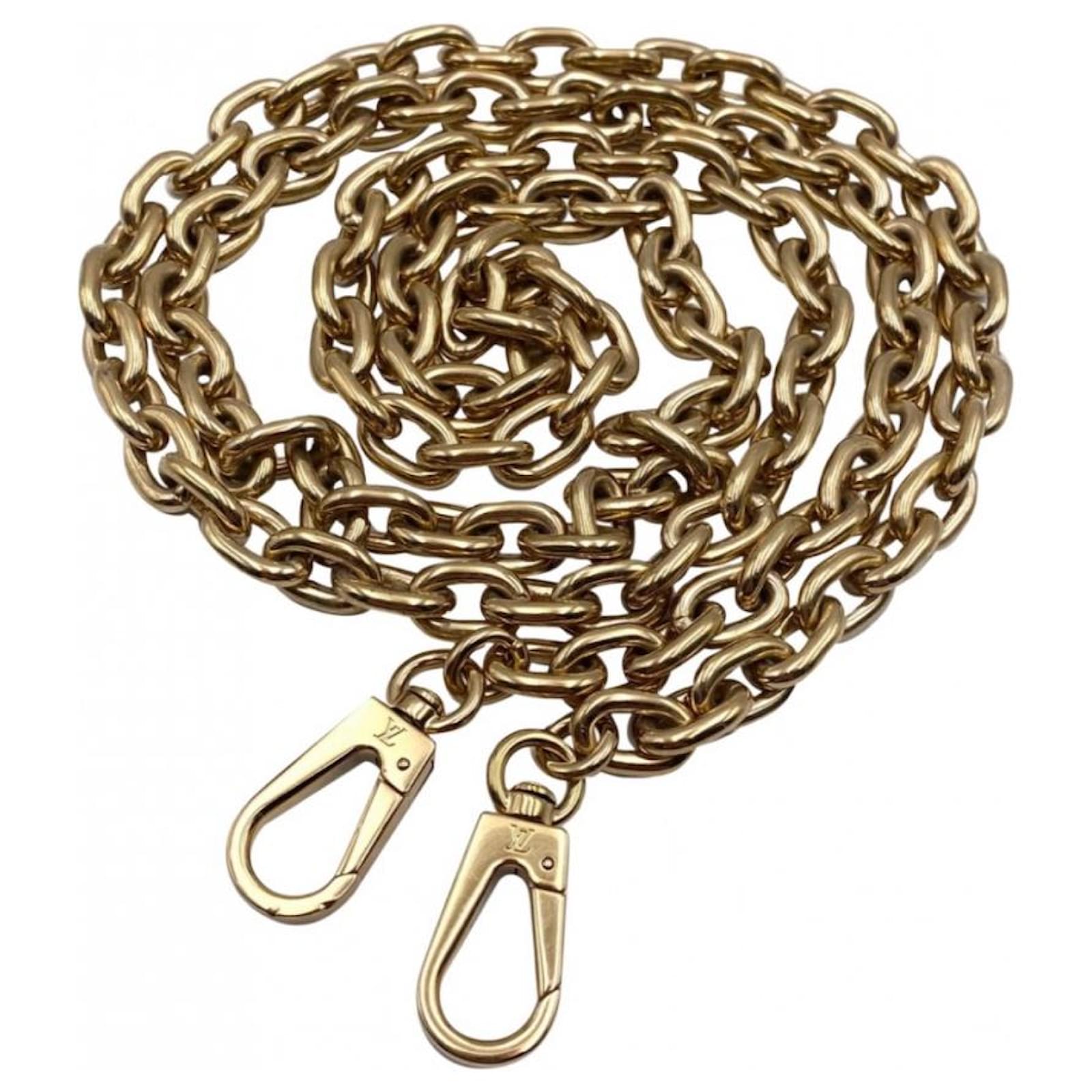 Louis Vuitton chain shoulder strap Golden Metal ref.705043 - Joli Closet