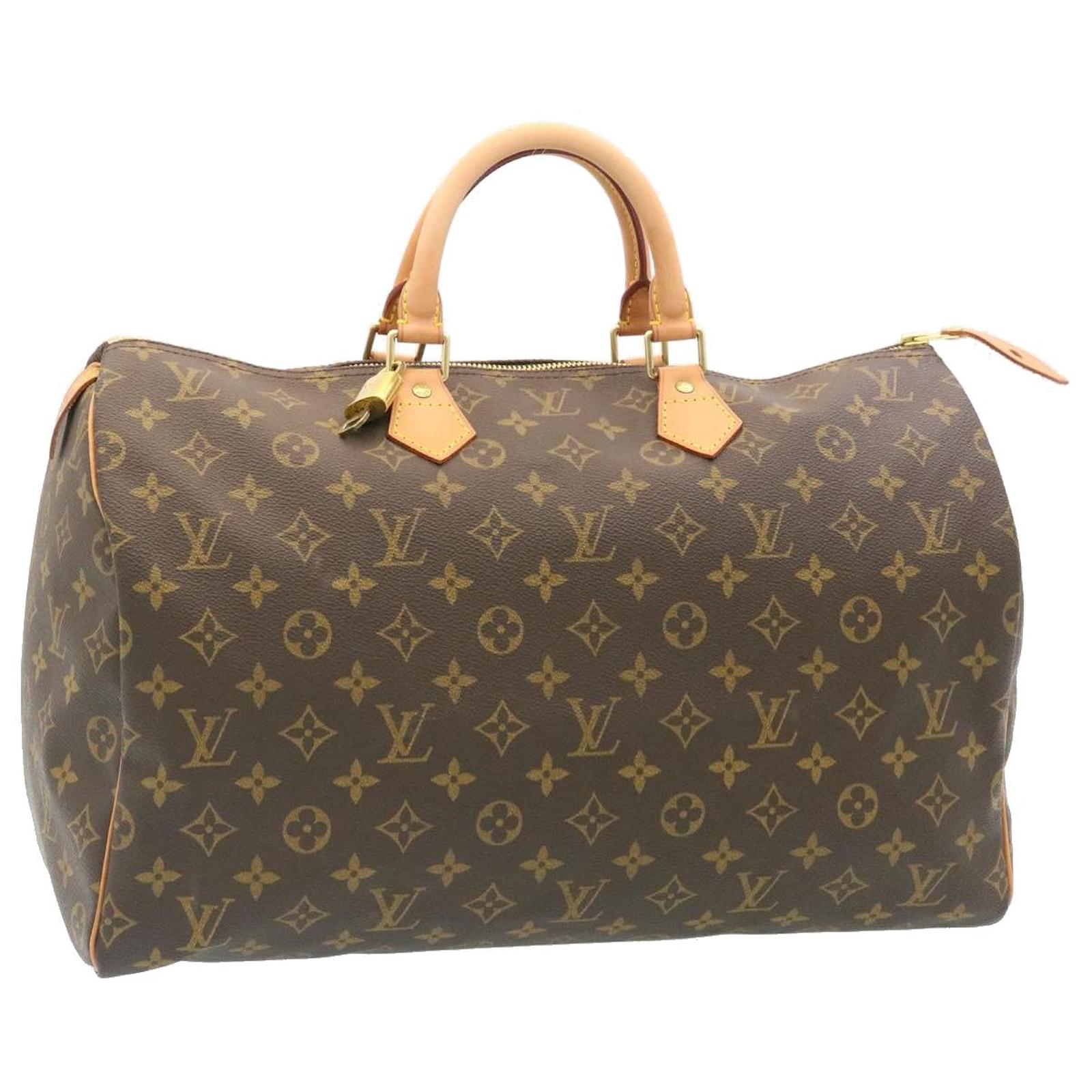 Handbags Louis Vuitton Louis Vuitton Monogram Speedy 40 Hand Bag M41522 LV Auth knn054