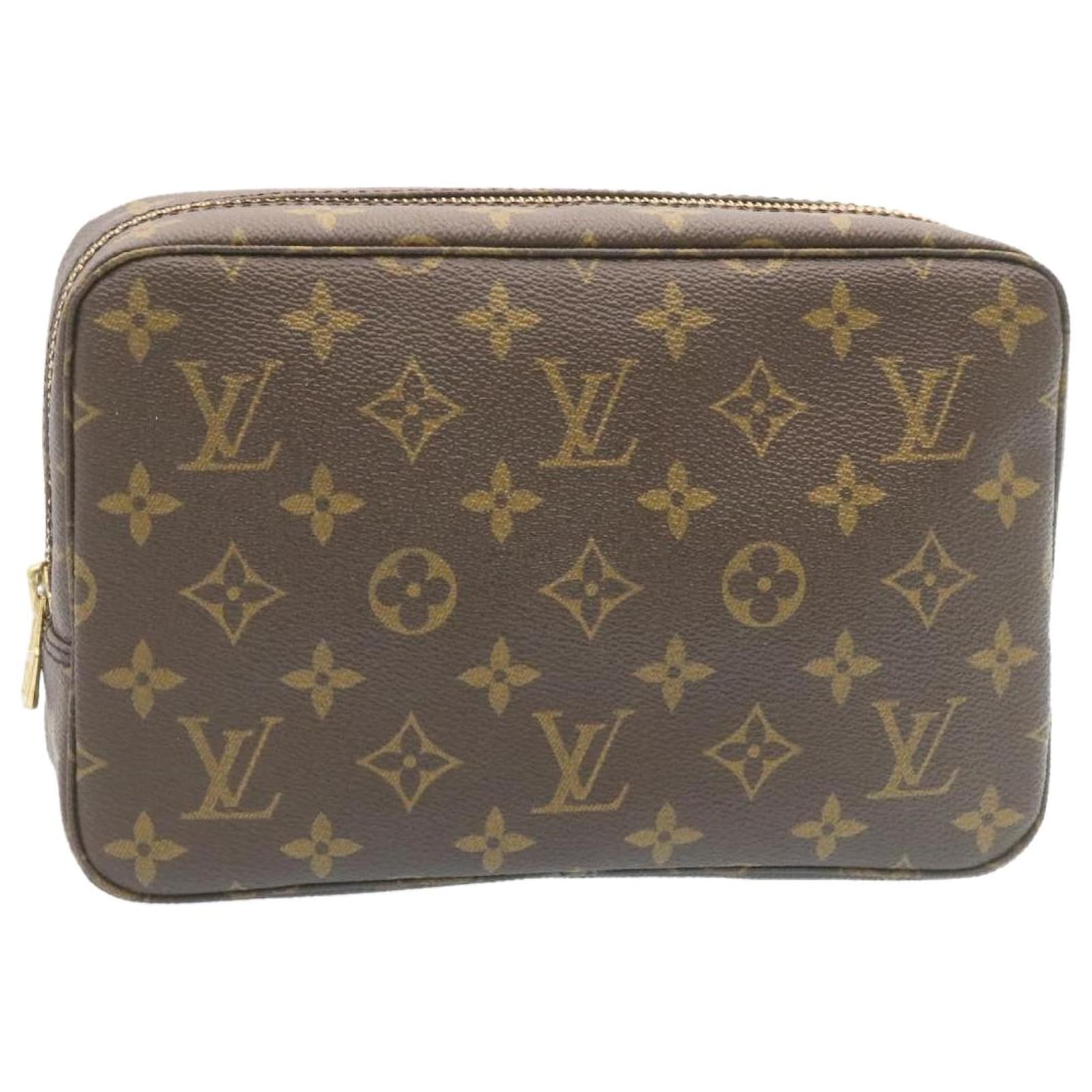 Louis Vuitton Monogram Trousse Toilette 23 M47524 Brown Cloth ref