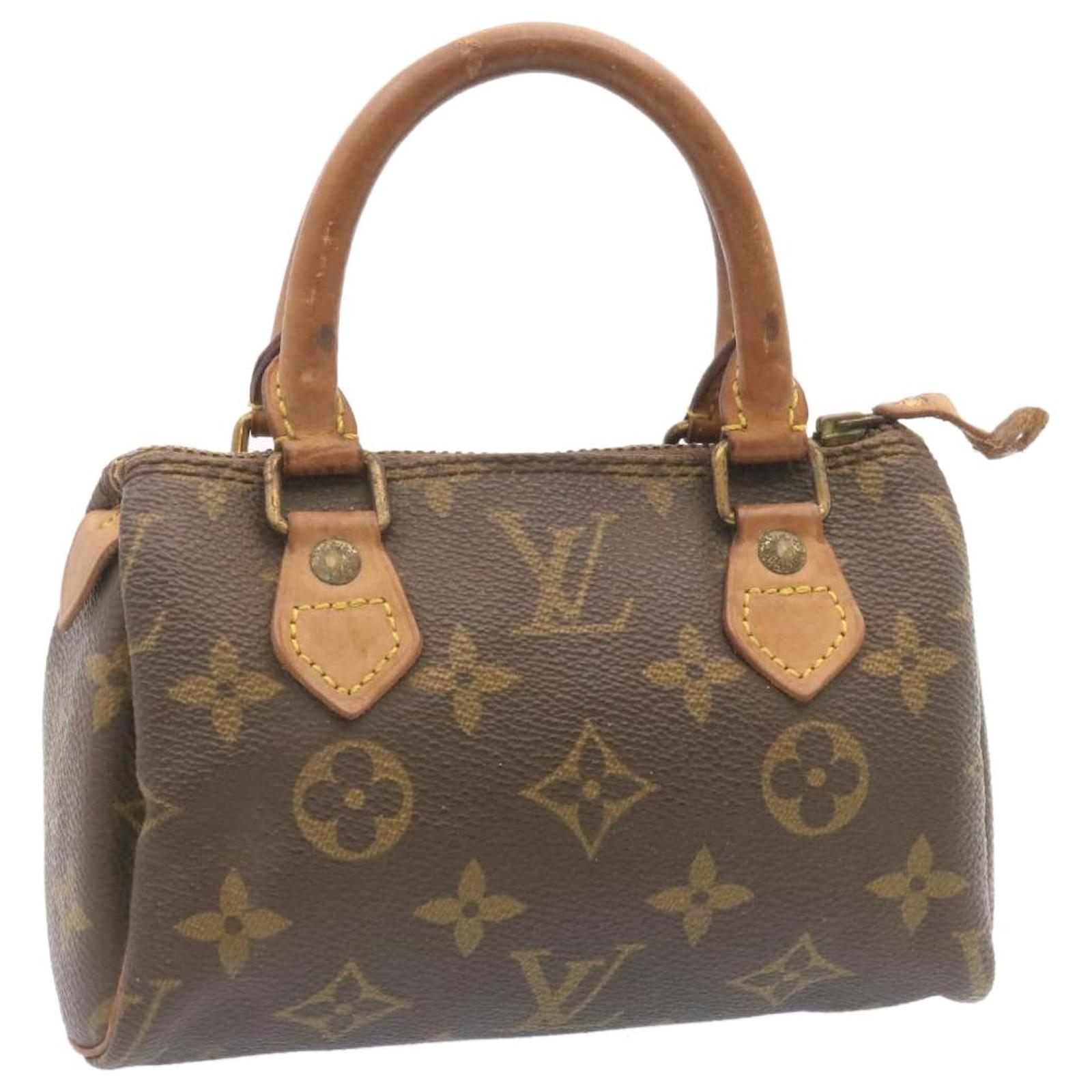 LOUIS VUITTON M41534 Monogram Mini Speedy Pouch old model Hand Bag